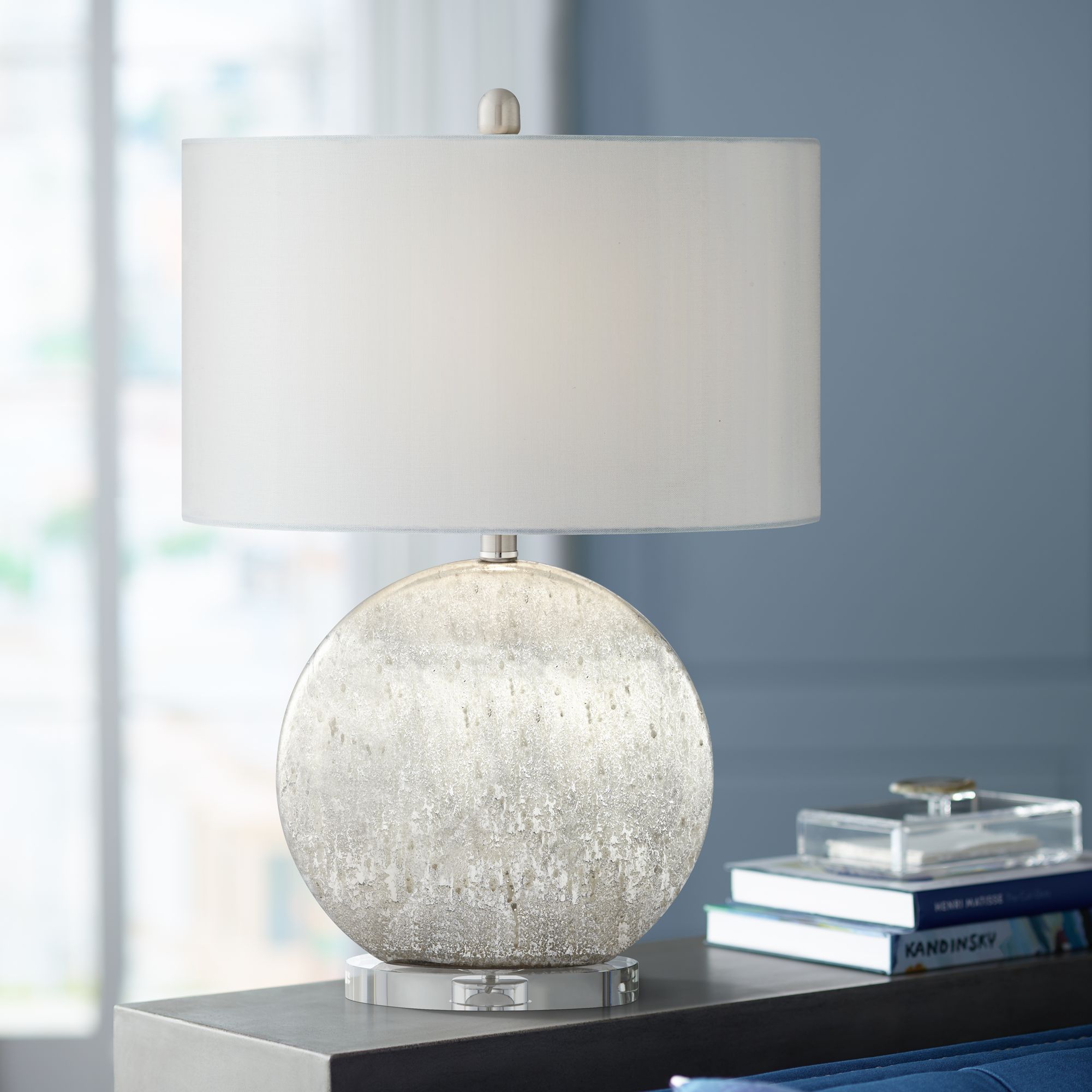 Possini Euro Barkley Sphere Table Lamp