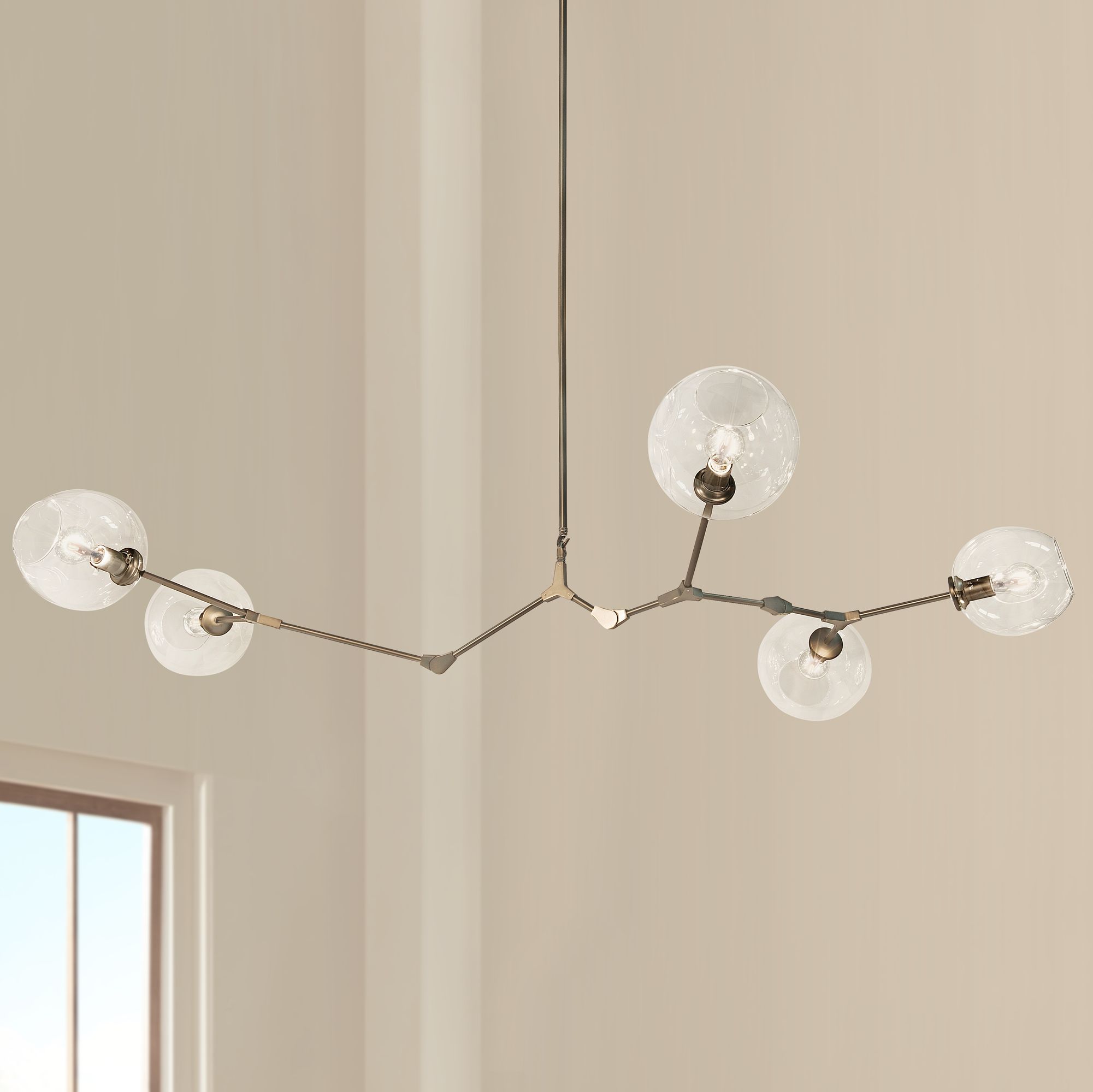 Avenue Fairfax 66" Wide Dark Bronze Chandelier