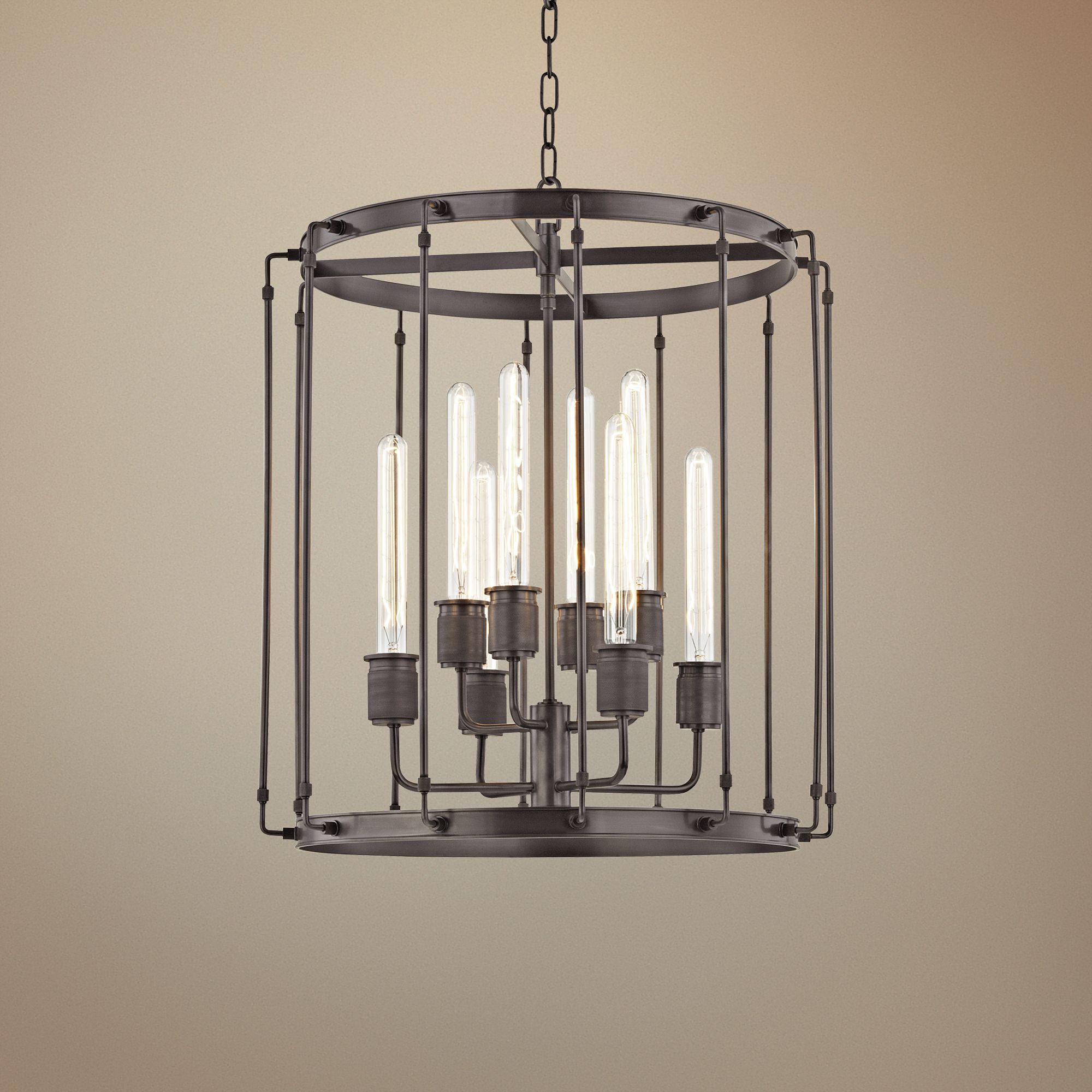 Hudson Valley Hyde Park 22" Wide Old Bronze Pendant Light