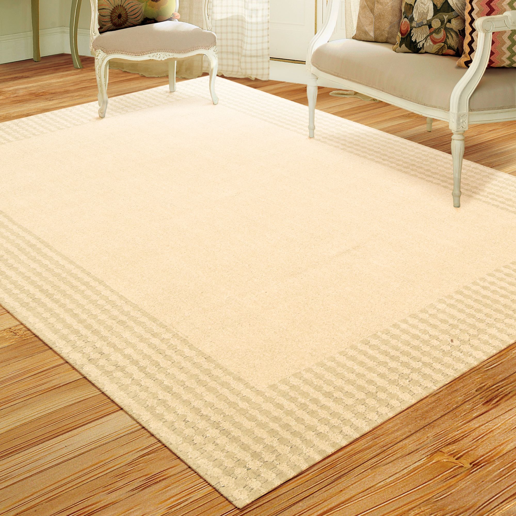 Kathy Ireland Cottage Grove KI700 Bisque Rug 