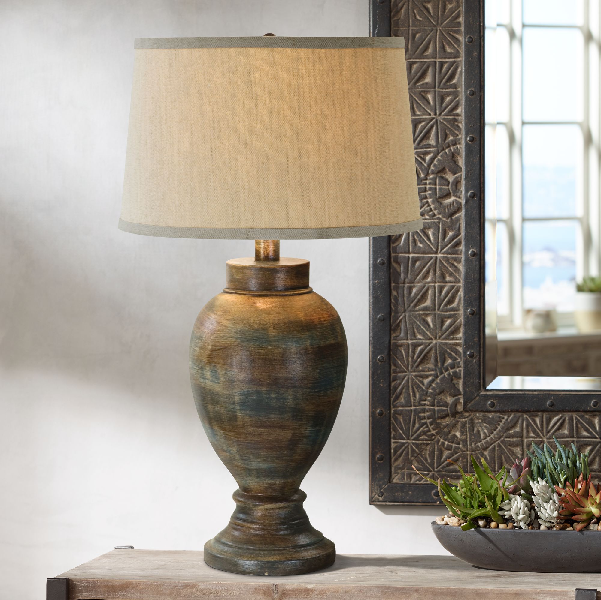 Willaha 29 1/2" High Stone Gold Table Lamp