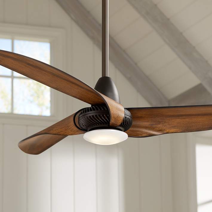 56 Sleuth Oil Rubbed Bronze Led Ceiling Fan 13x20 Lamps Plus