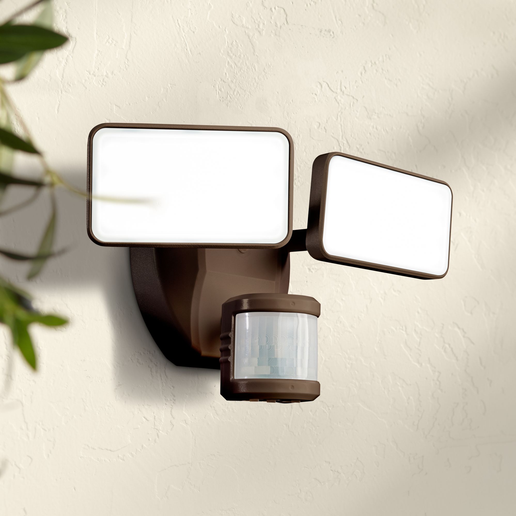 Bronze 1600 Lumen Motion-Activated LED Security Light