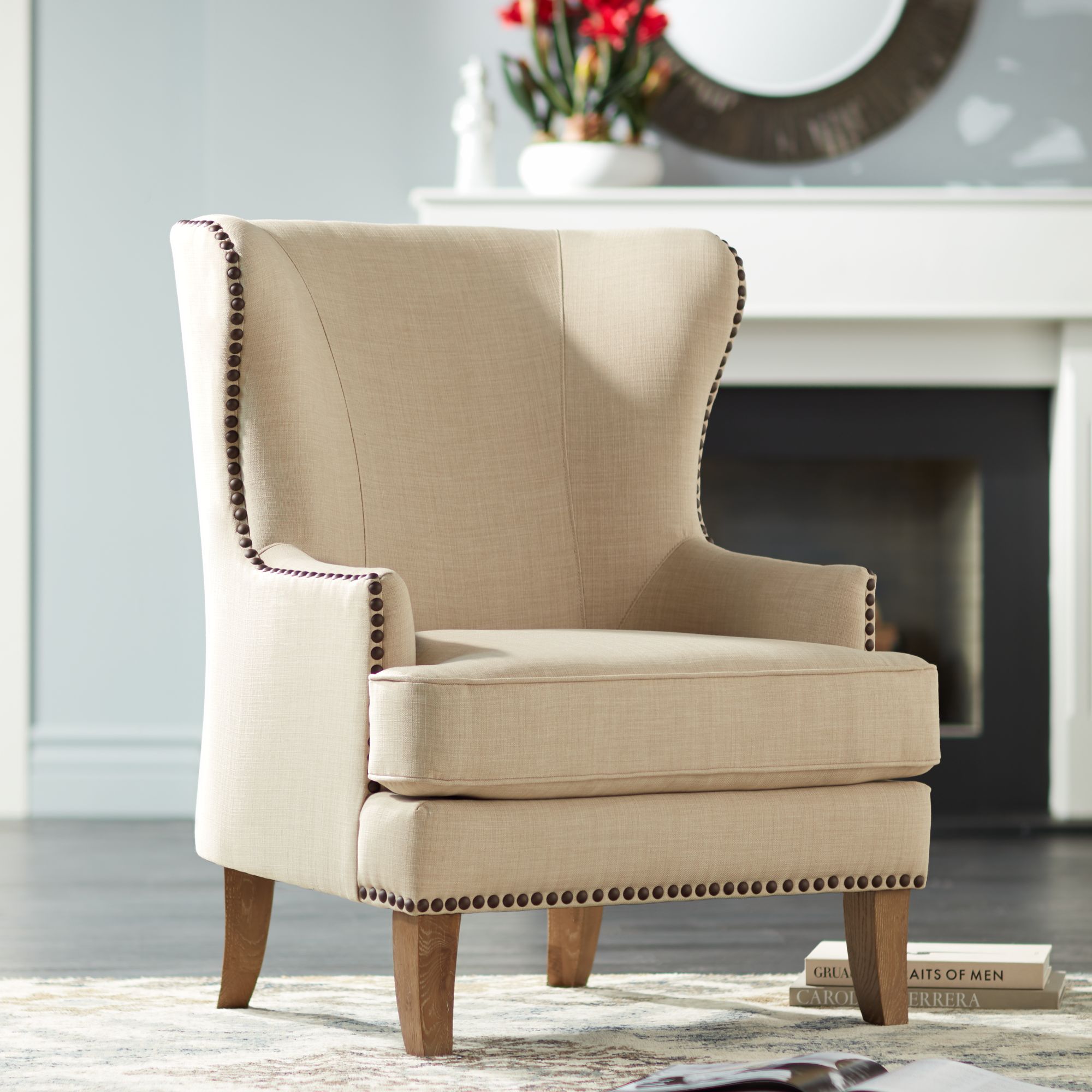 upholstered accent chair