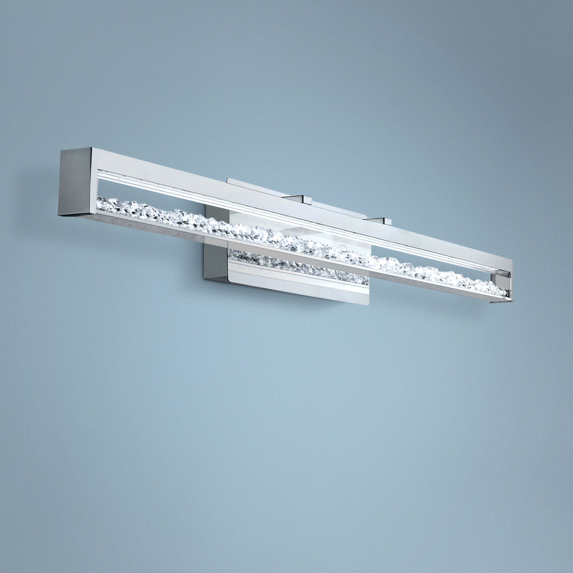 Eglo Cardito 39 1/2" Wide Chrome LED Bath Light