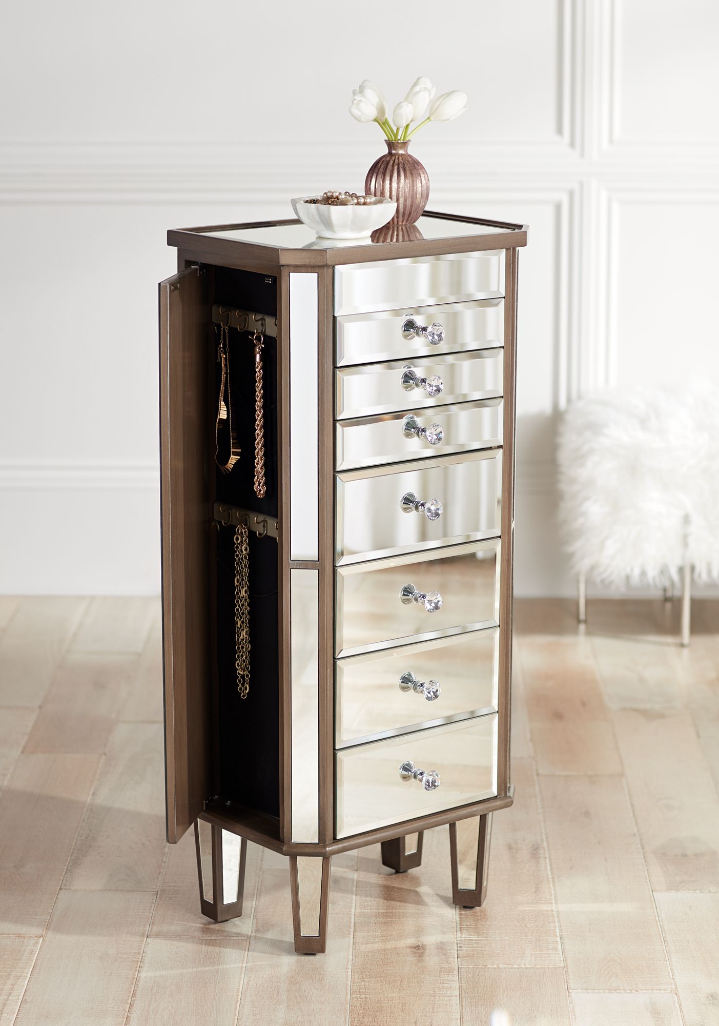 Jewelry Armoires Cabinets And Storage Lamps Plus