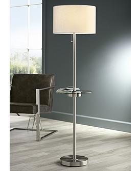 Floor Lamps With Tray Table Lamps Plus