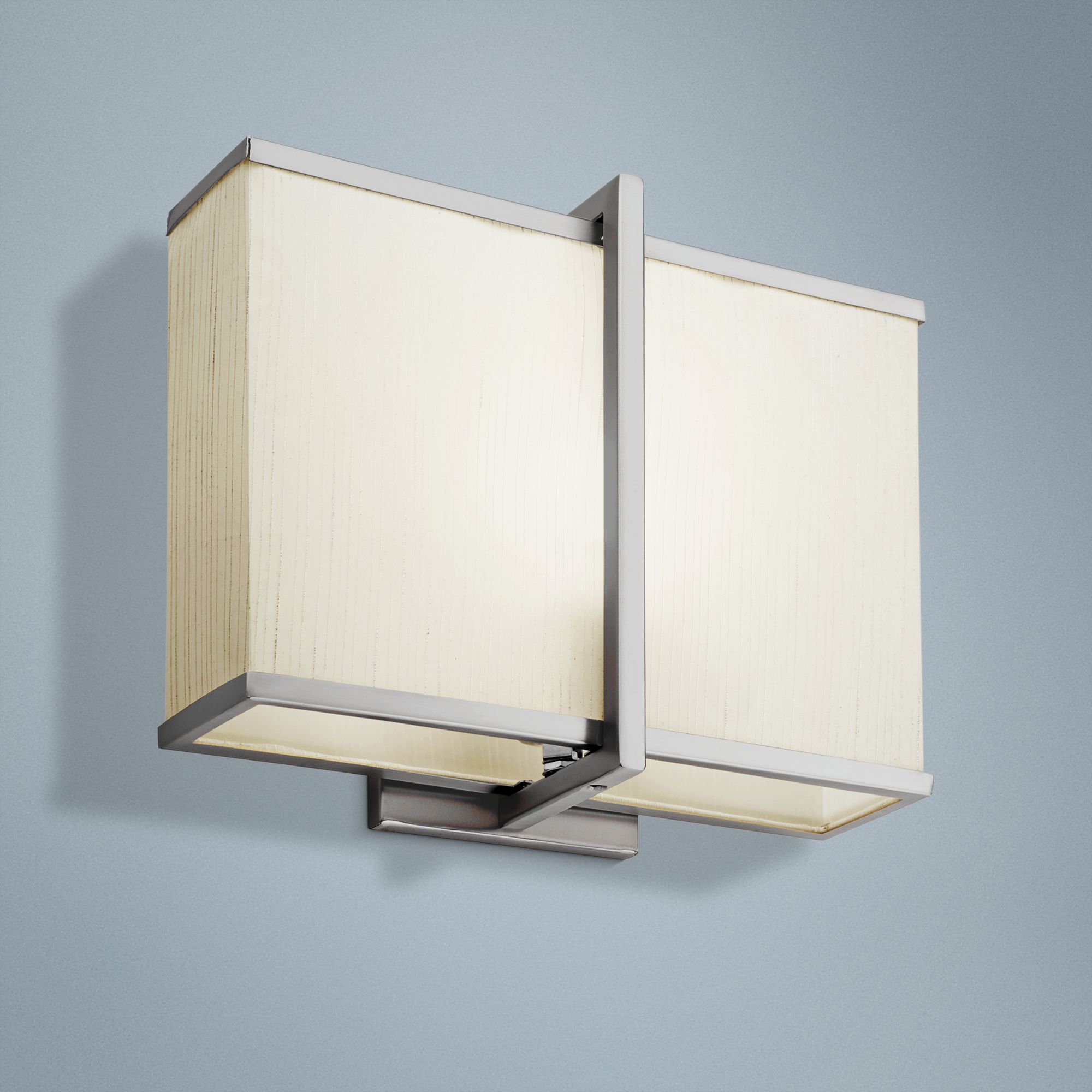 Kichler Regan 10" High Satin Nickel LED Wall Sconce