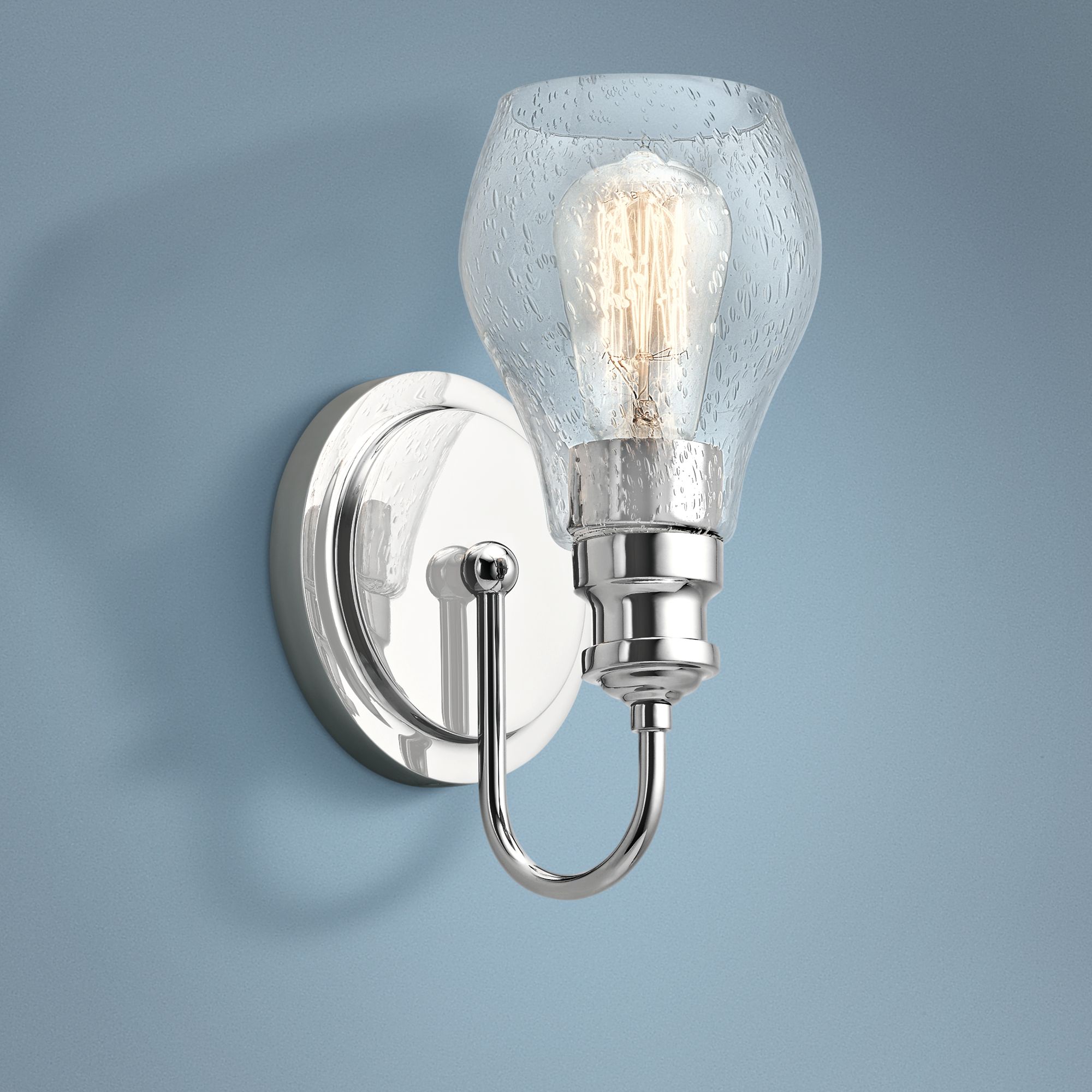 Kichler Greenbrier 10 1/4" High Chrome Wall Sconce