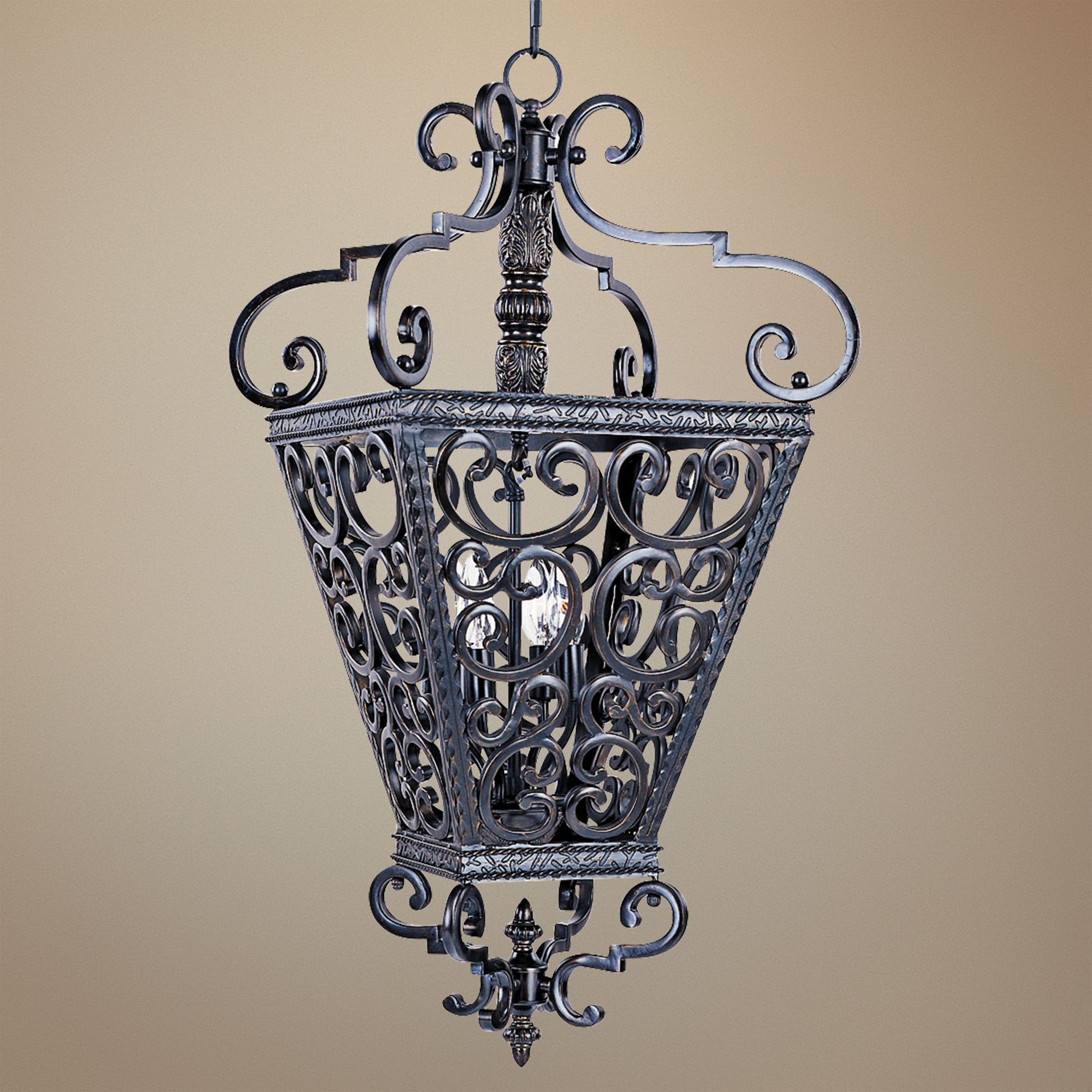Southern Collection 22" Wide Four Light Entry Chandelier
