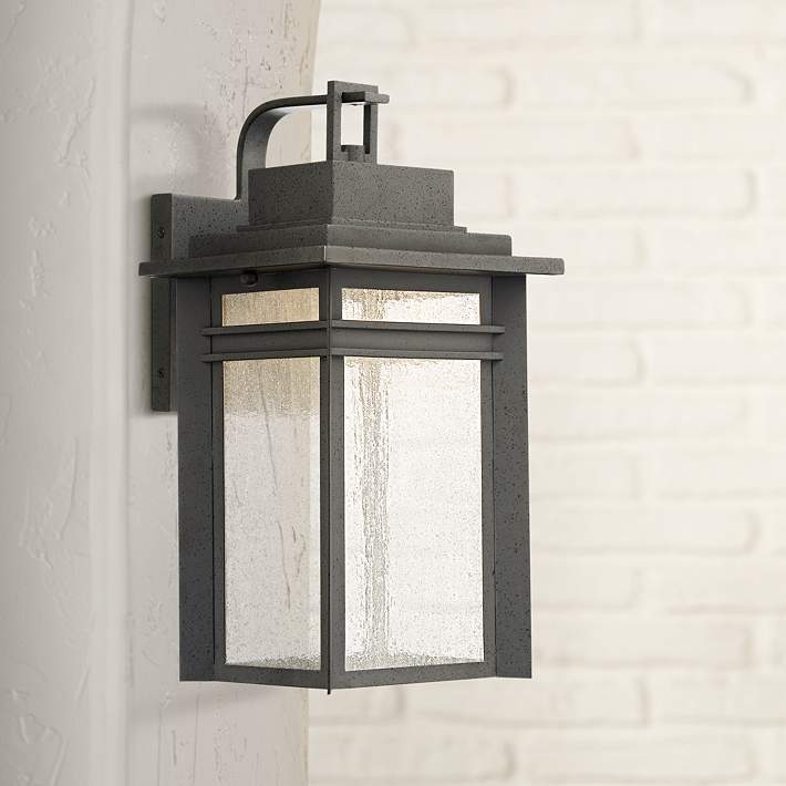 B5001 BK Indoor Outdoor Wall Lamp in Black Finish Emliviar Led Wall Light