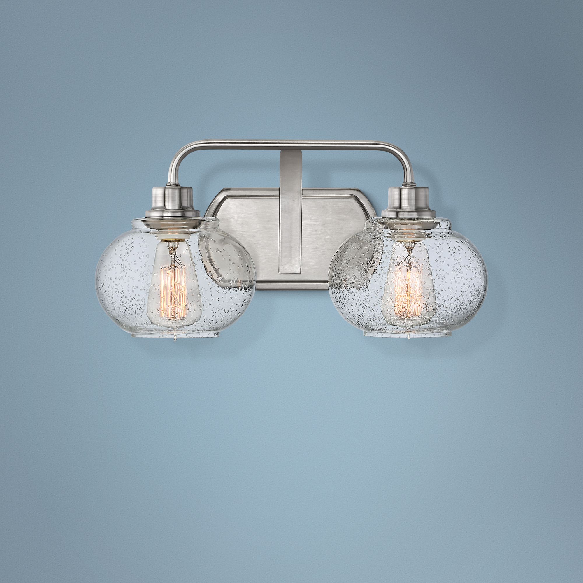 Quoizel Trilogy 8 1/4" High Brushed Nickel Wall Sconce