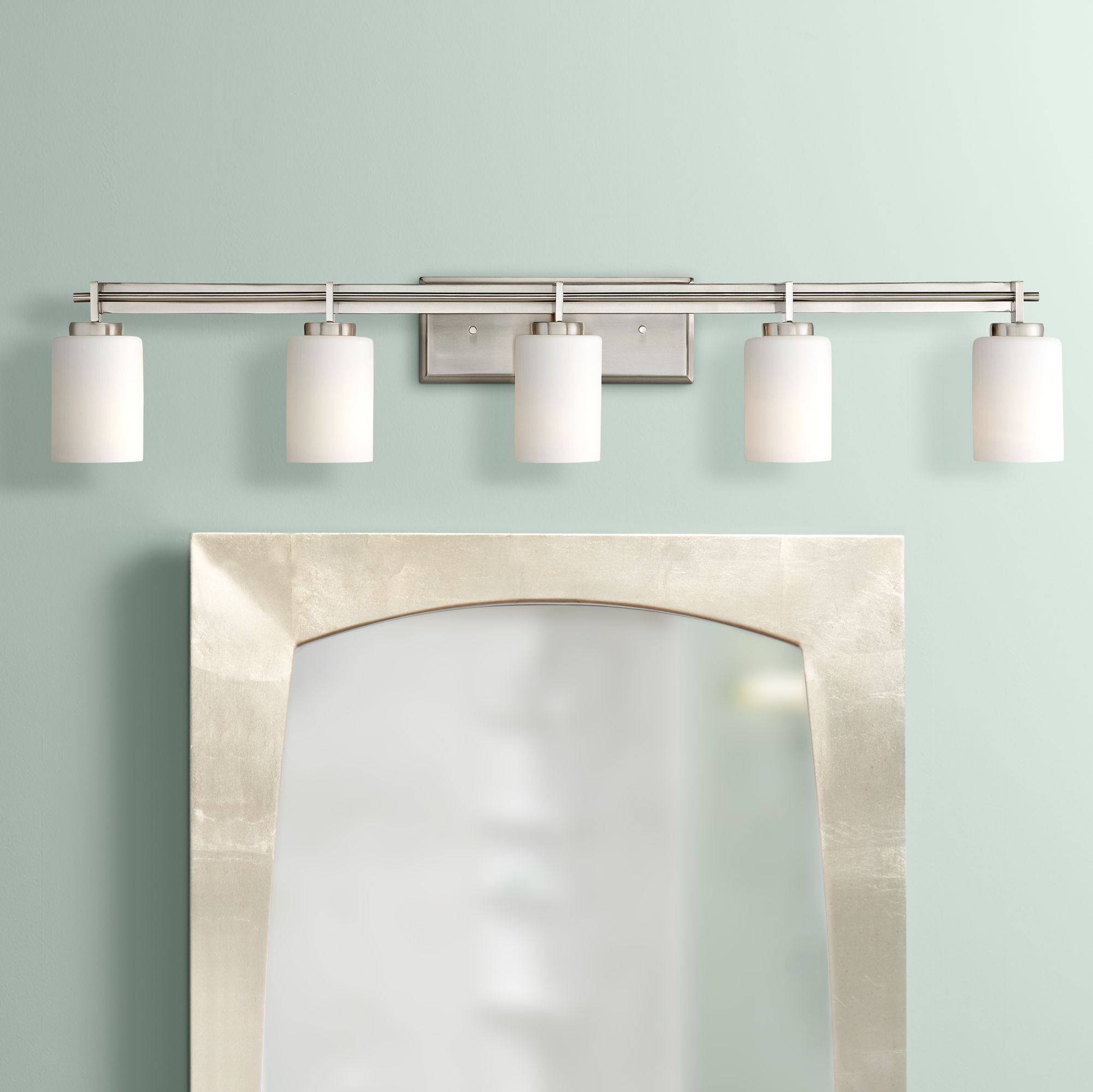 Quoizel Taylor 40 1/2" Wide Brushed Nickel Bath Light