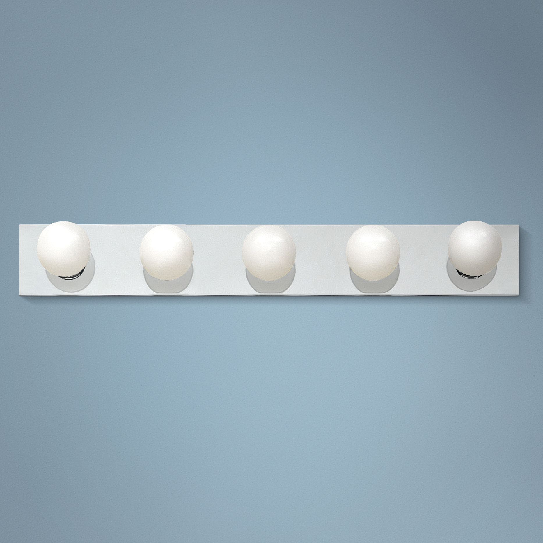 Kichler Candrea 30" Wide Chrome 5-Light Linear Bath Light