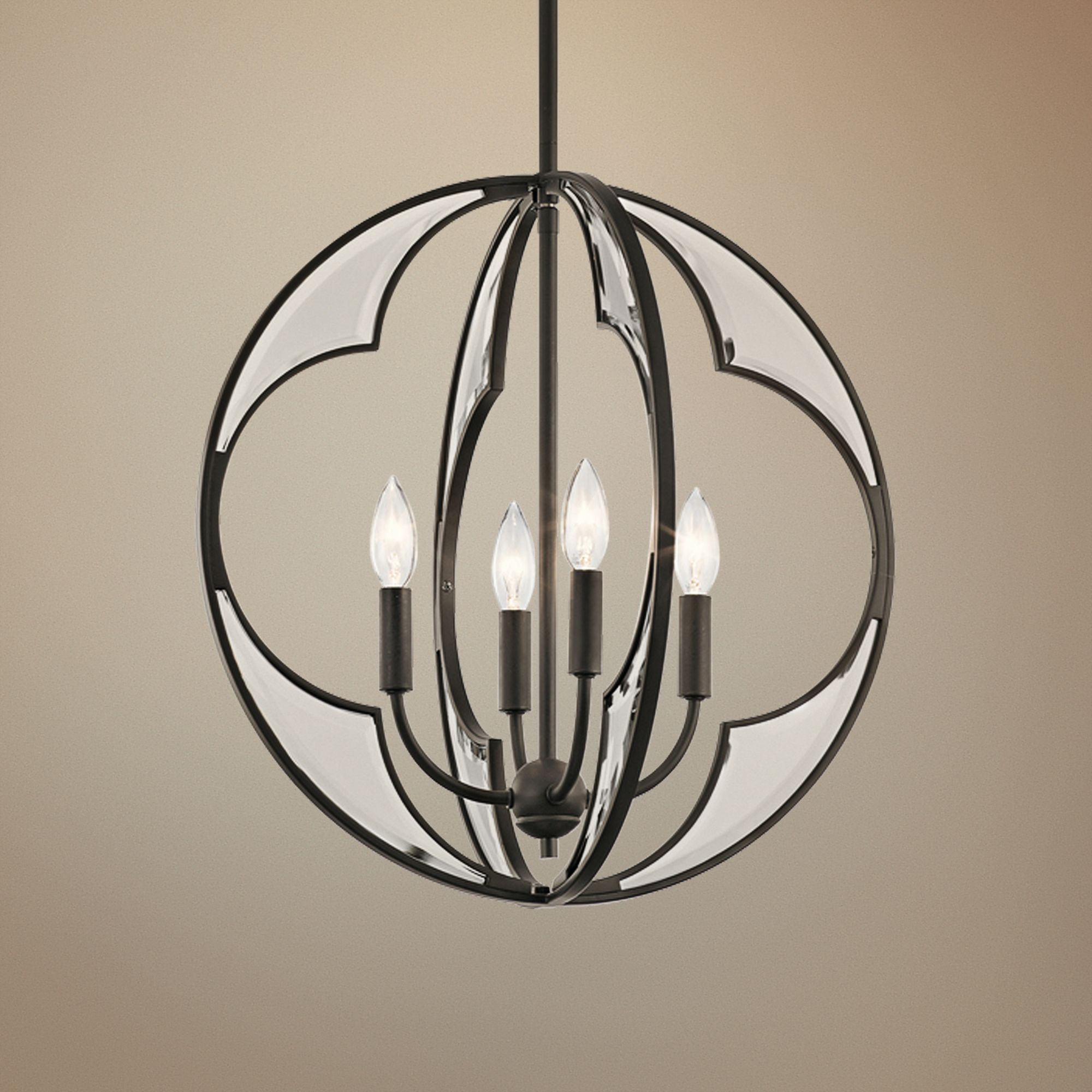 Kichler Montavello 18 3/4"W Olde Bronze 4-Light Chandelier