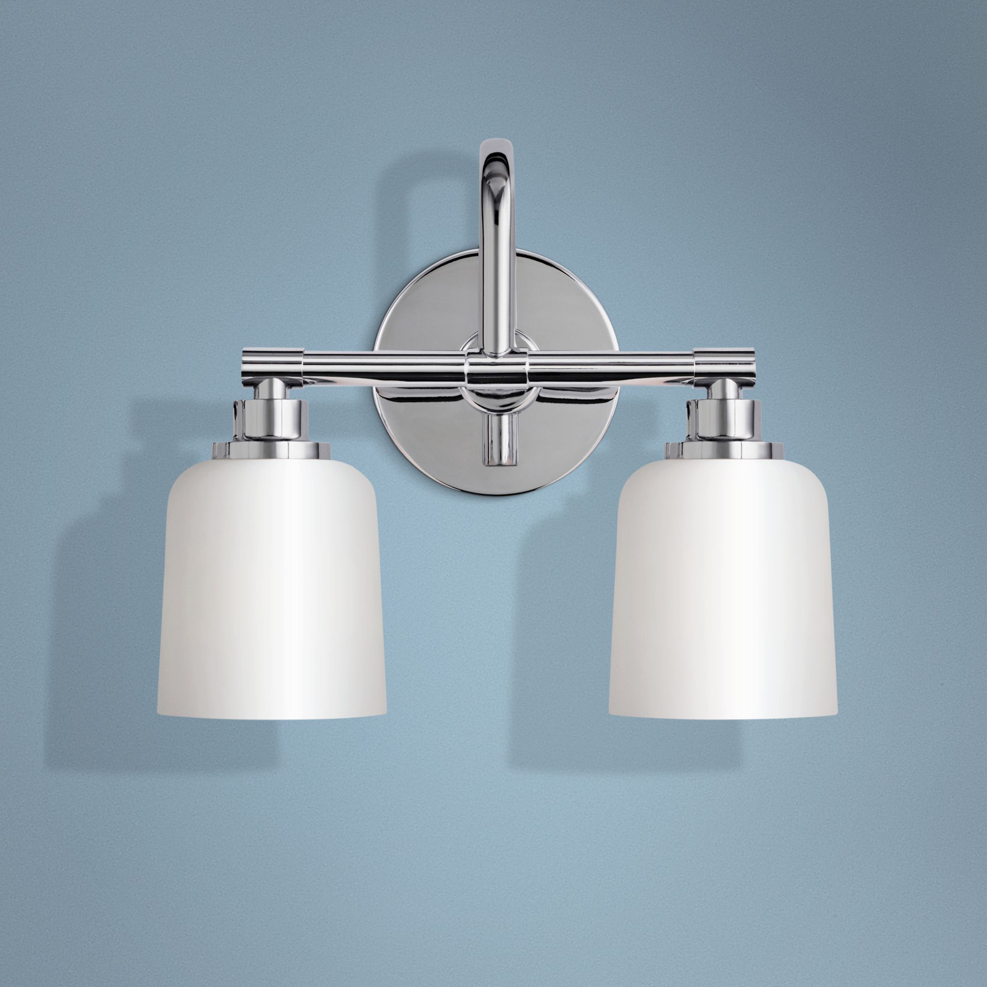 Feiss Reiser 12" High 2-Light Chrome Wall Sconce