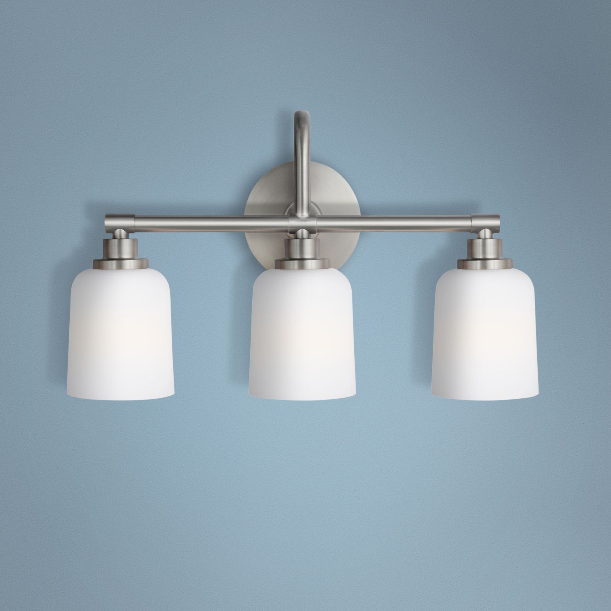 Feiss Reiser 20 3/4" Wide 3-Light Satin Nickel Bath Light