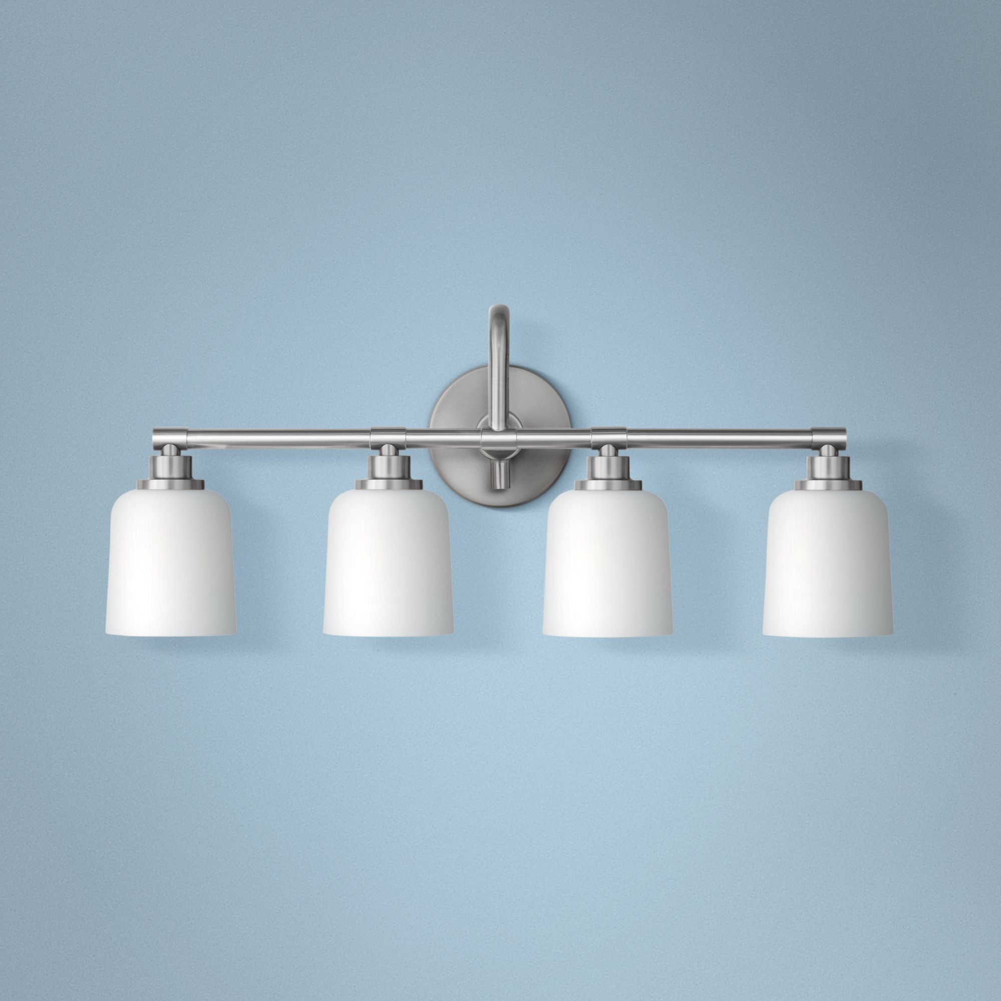 Feiss Reiser 28 3/4" Wide 4-Light Satin Nickel Bath Light