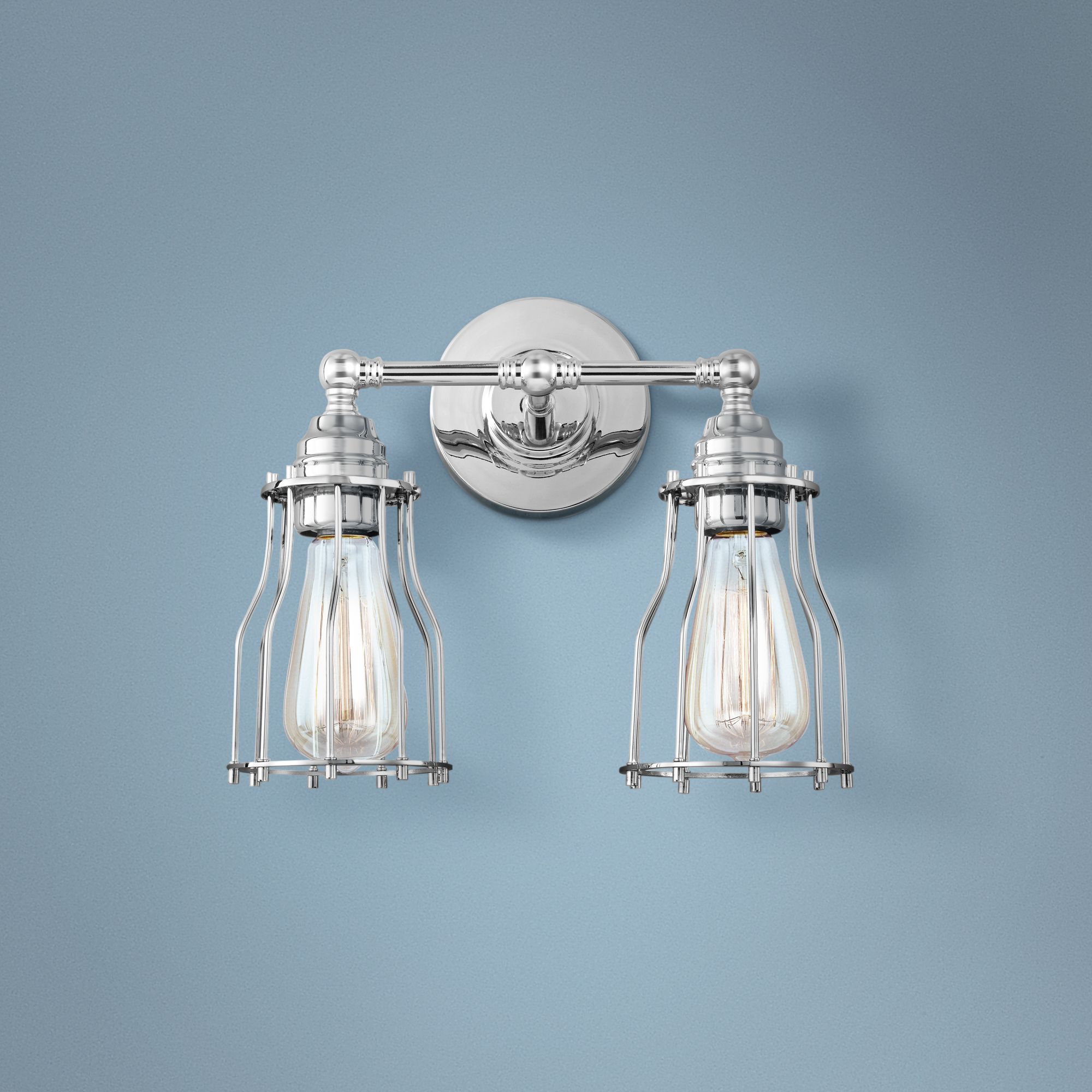 Feiss Calgary 10 1/2" High 2-Light Chrome Wall Sconce