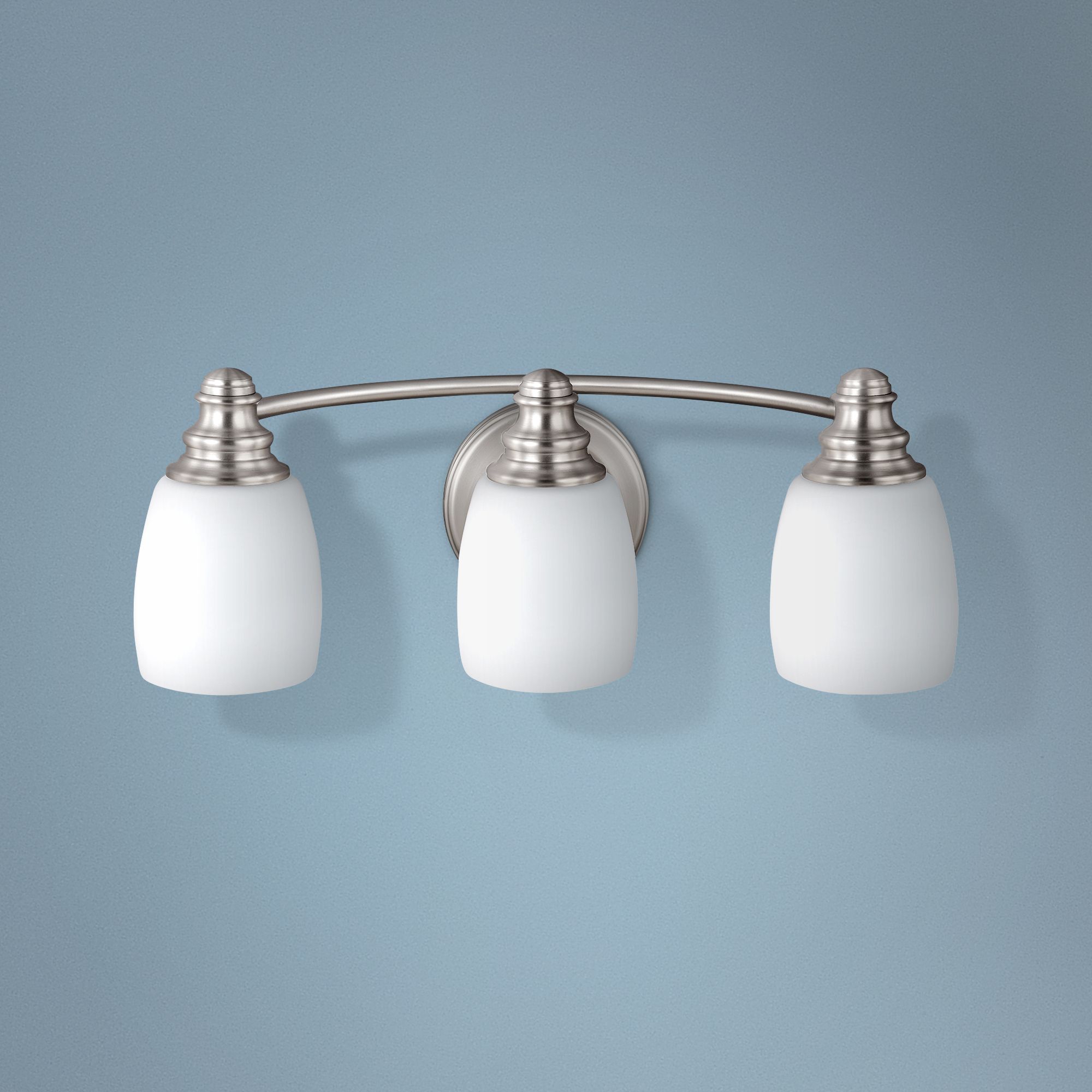 Feiss Bentley 18" Wide 3-Light Satin Nickel Bath Light