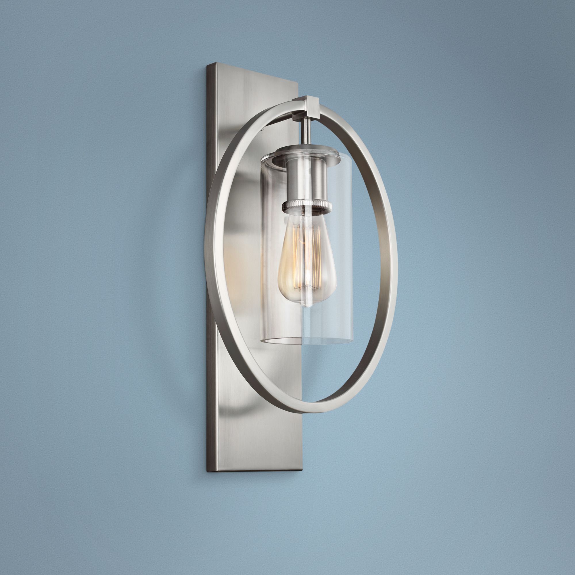 Feiss Marlena 18" High Chrome Wall Sconce