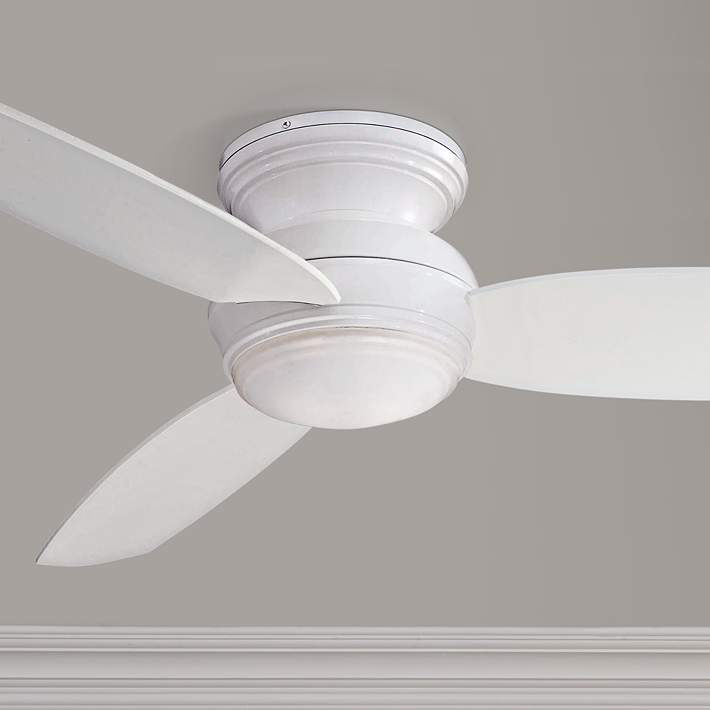 52 Traditional Concept White Wet, Lamps Plus Ceiling Fans Flush Mount