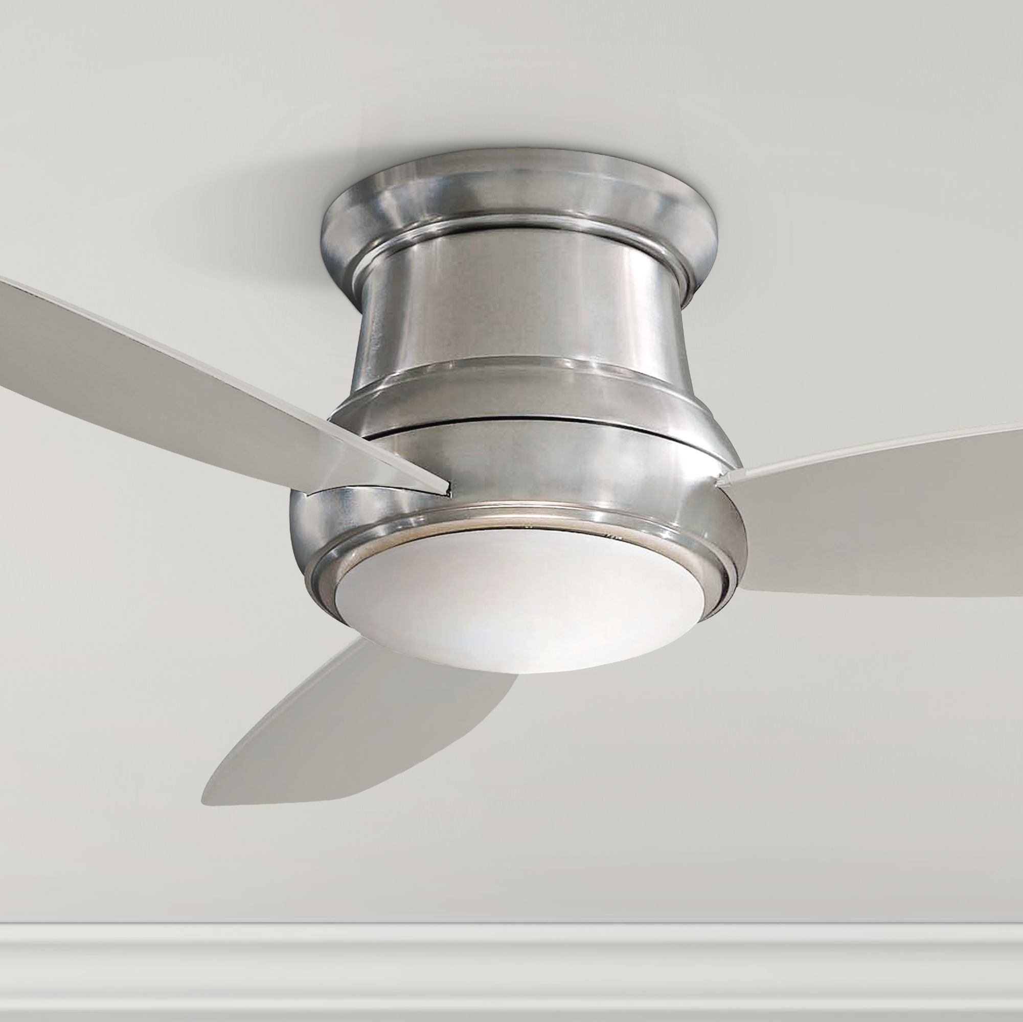 Outdoor Flush Mount Ceiling Fans With Remote Lamps Plus