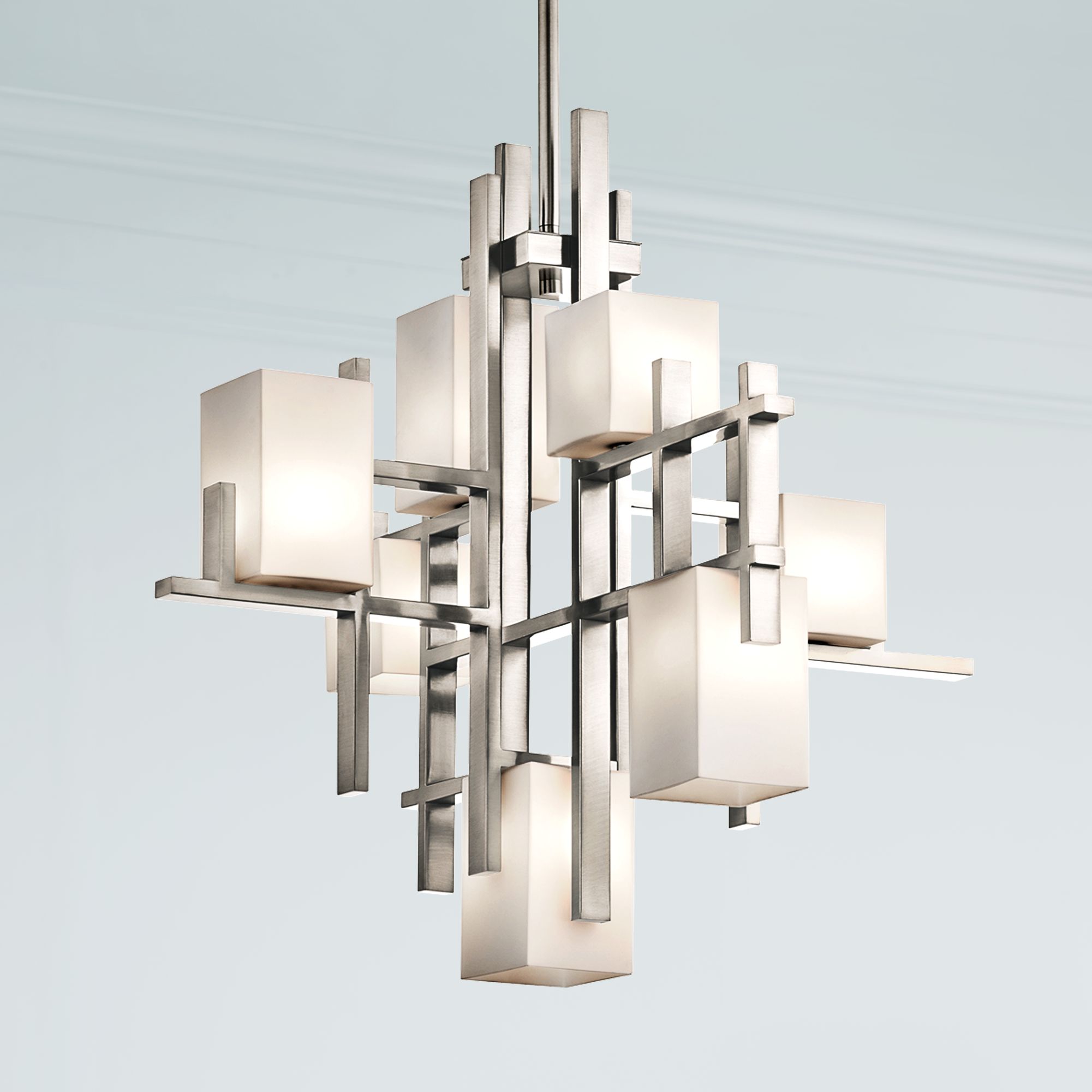 Kichler City Lights Steel 23.5" Wide Chandelier