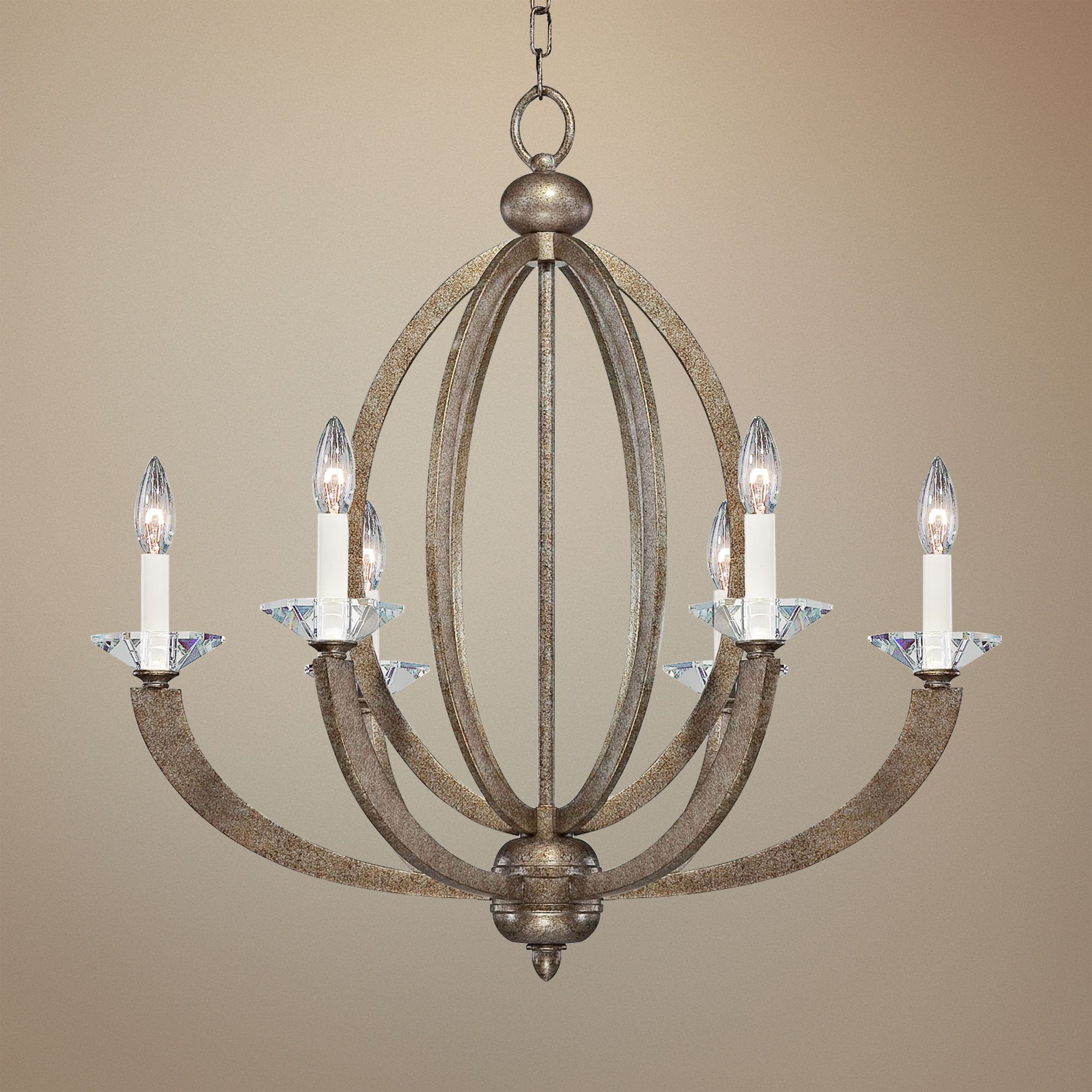 Forum Gold 6-Light 26 3/4" Wide Chandelier