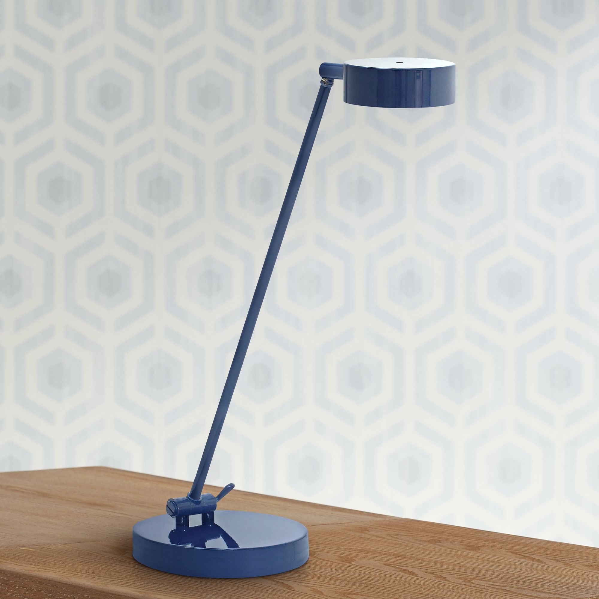 navy blue desk lamp