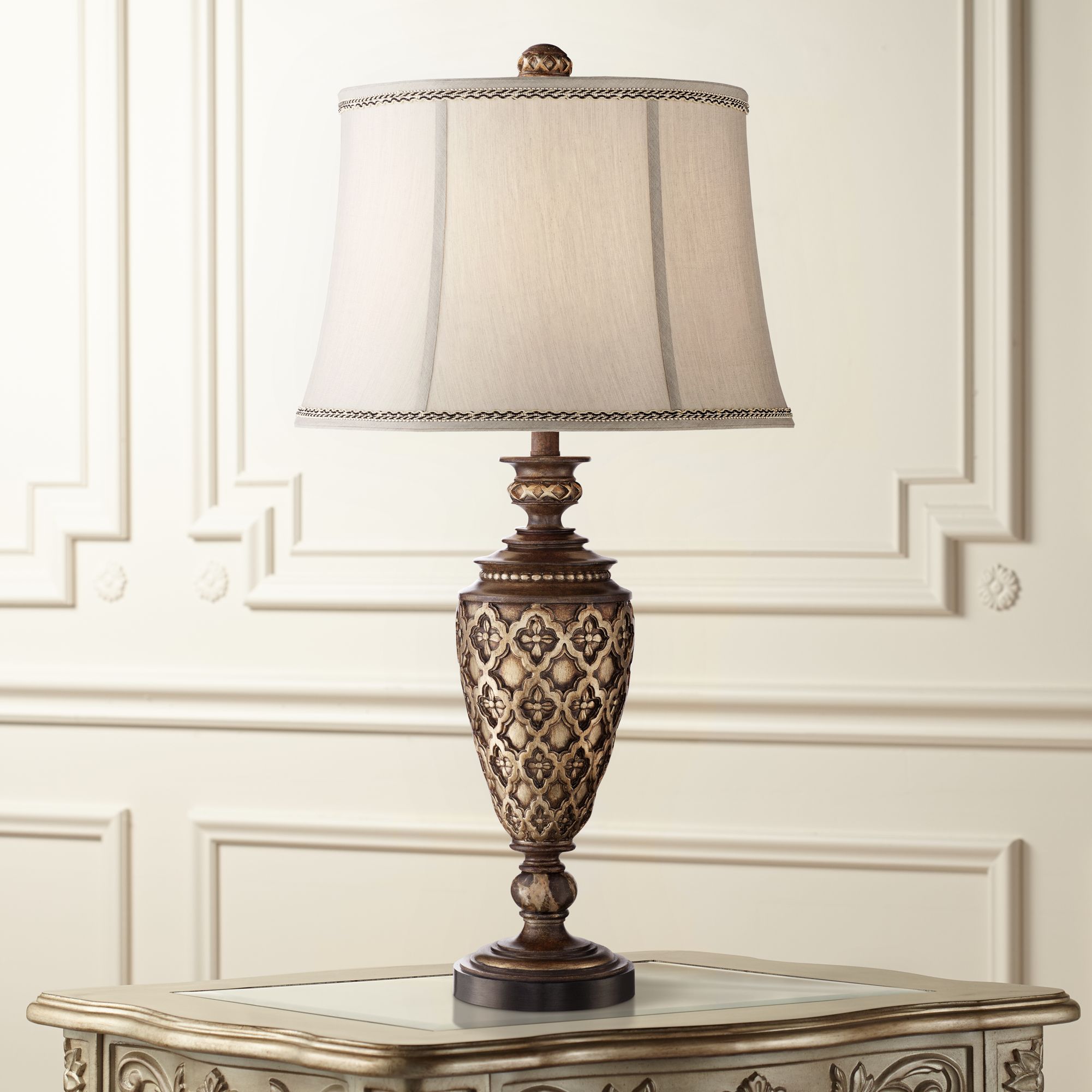 Nicole Light Bronze Urn Traditional Table Lamp 1F447 Lamps Plus   1F447cropped.fpx