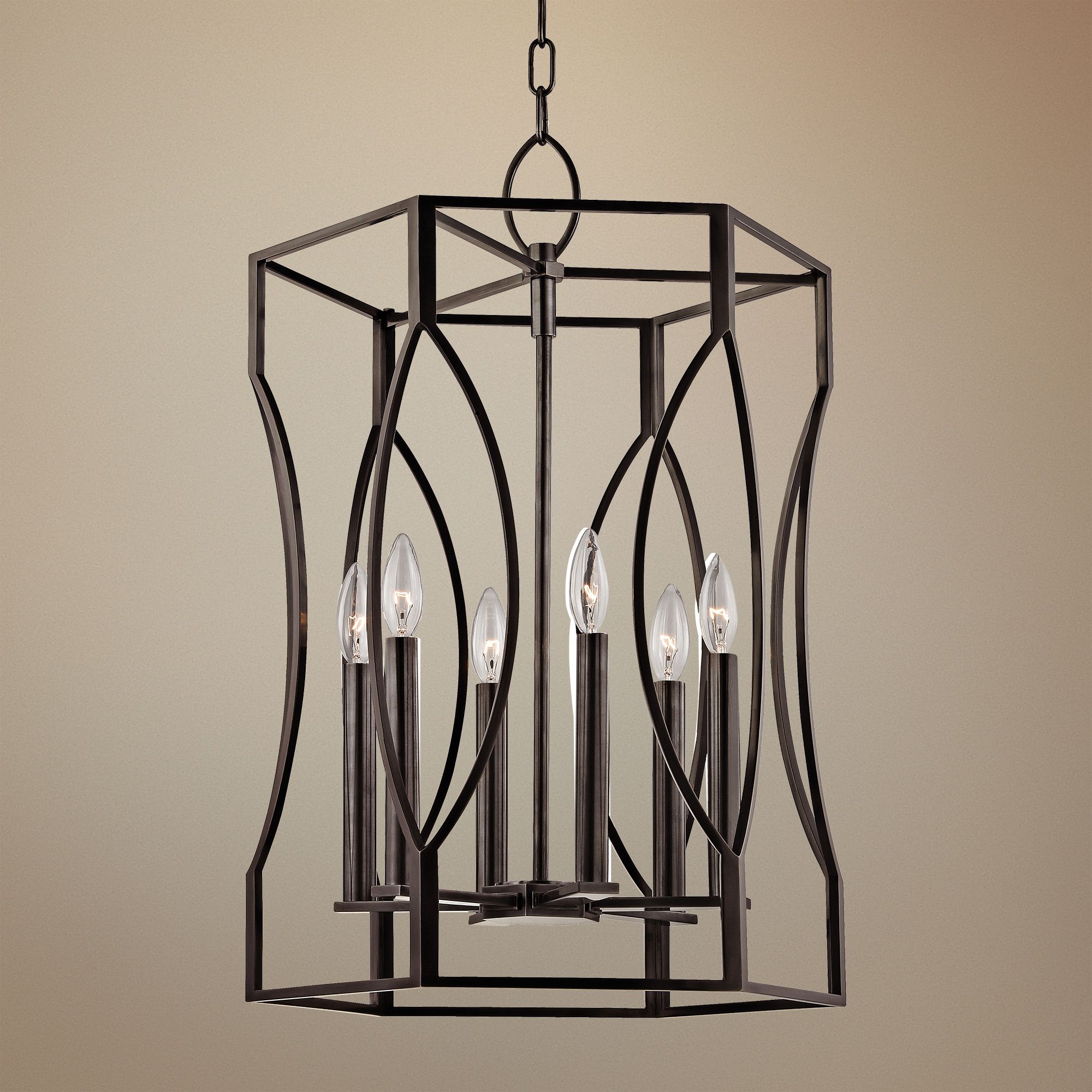 Hudson Valley Roswell 17 1/4" Wide Old Bronze Pendant Light