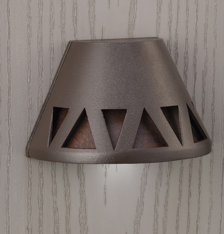 Kichler Triangle-Cut 3 3/4"W Bronze 3000K LED Deck Light