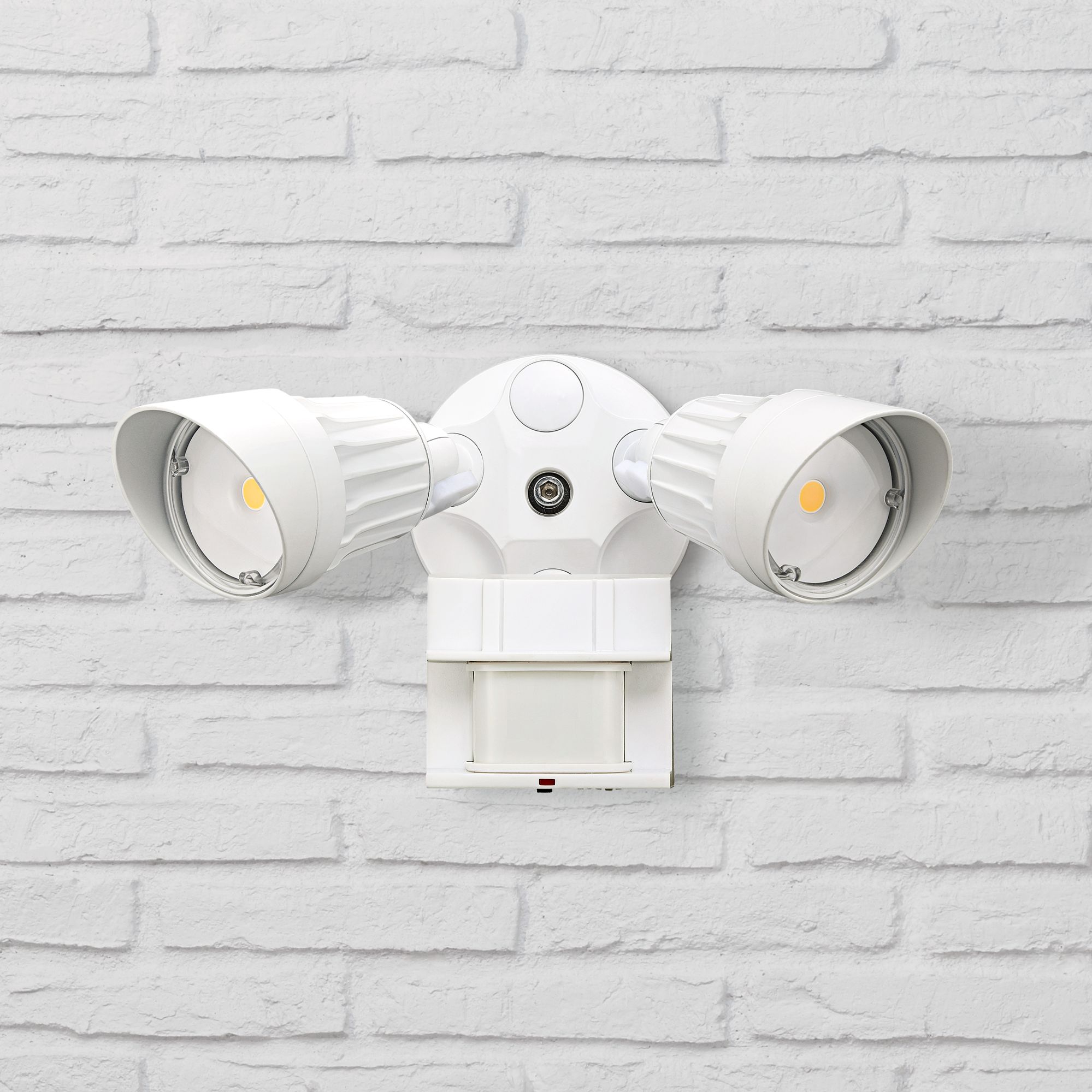 Eco-Star 13" Wide LED Motion Security Flood Light in White