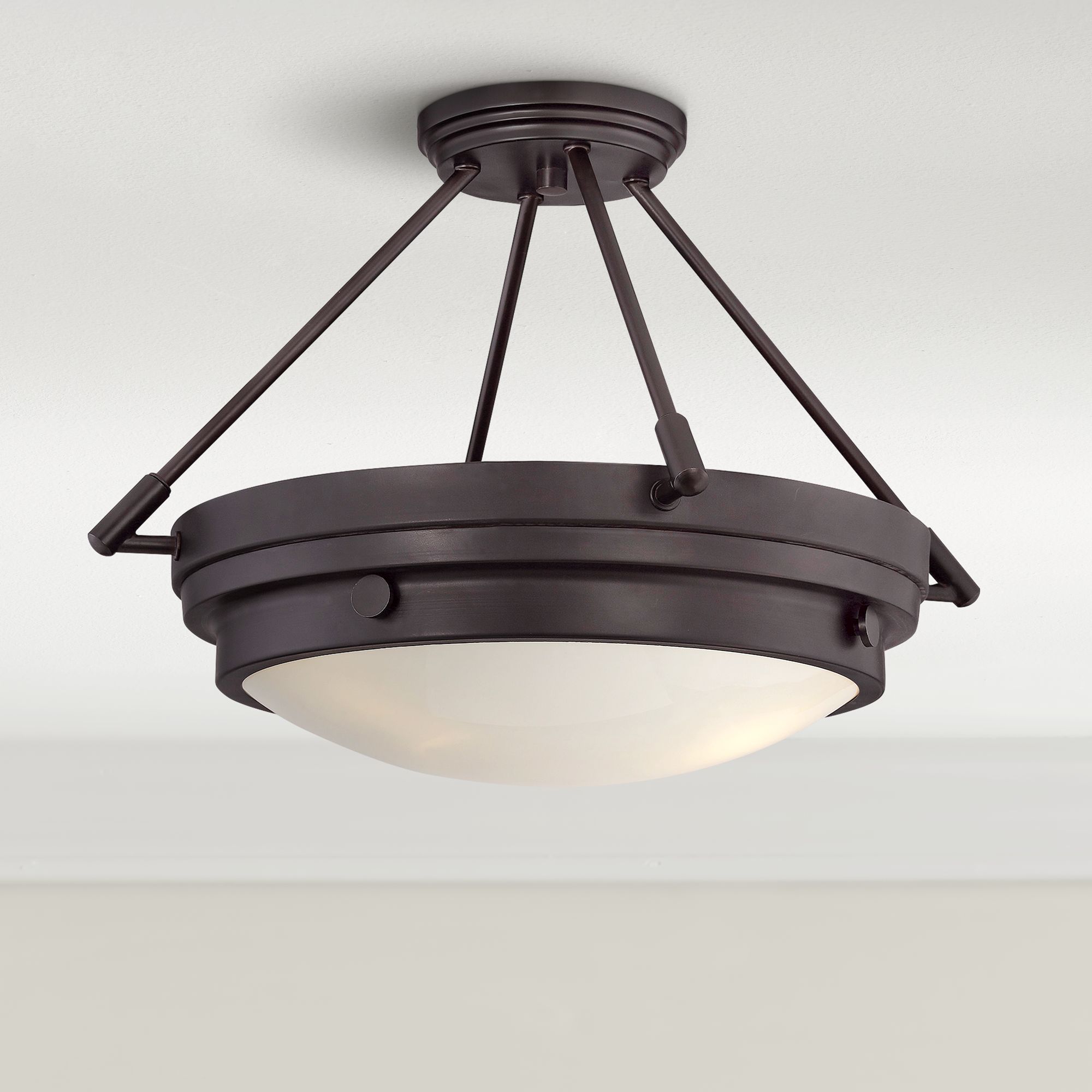 Savoy House Lucerne 18 1/2" Wide English Bronze Ceiling Light