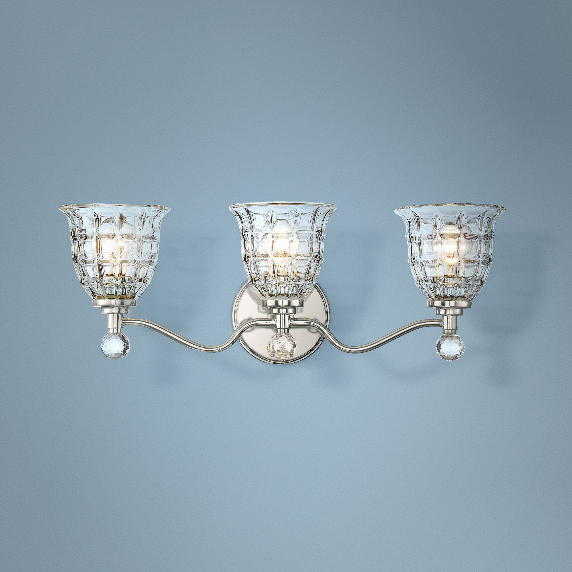 Savoy House Birone 24 W 3 Light Polished Nickel Bath Light