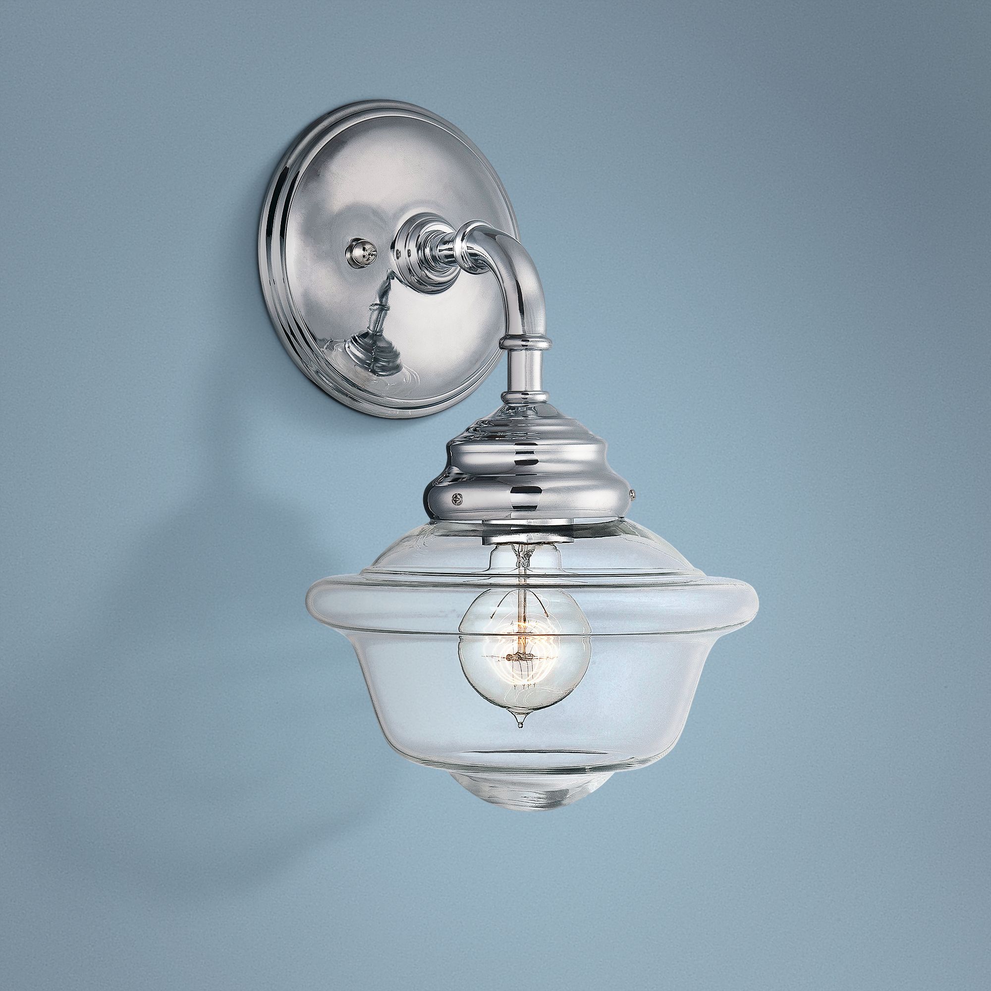 Savoy House Fairfield 12 3/4" High Polished Chrome Wall Sconce