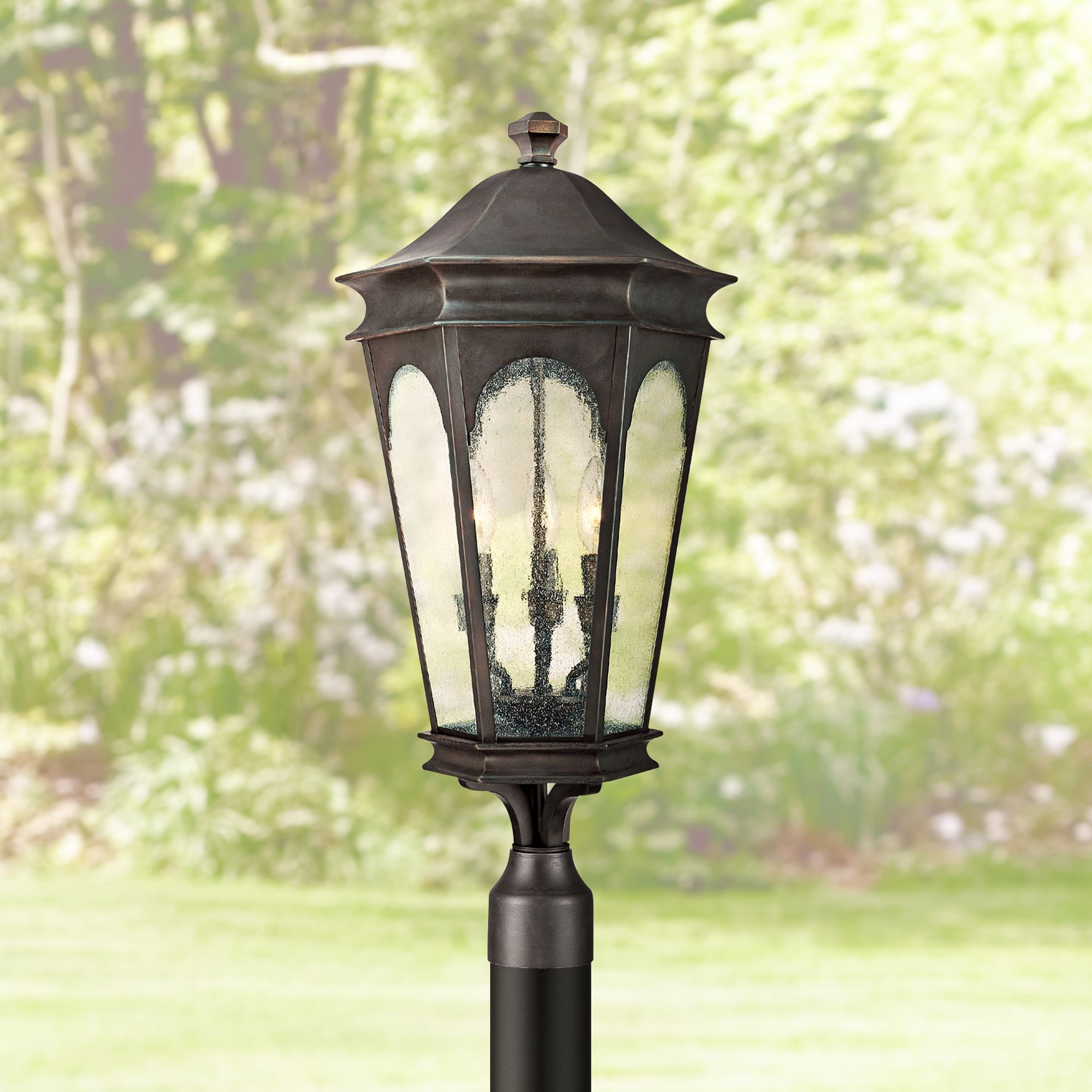 Capital Inman Park 28" High Old Bronze Outdoor Post Light