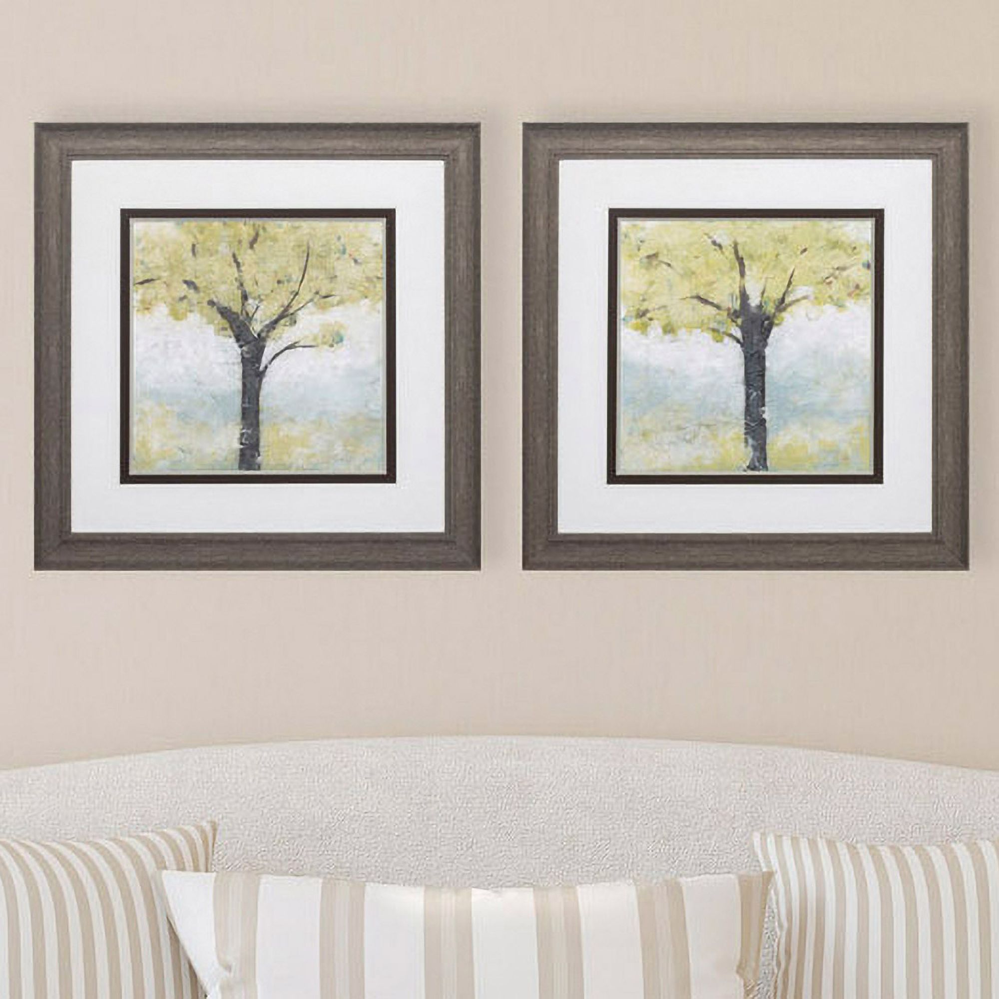Spring Arbor 2-Piece 20" Square Framed Wall Art Set