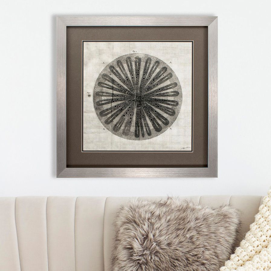 Custom Cross Cut III 28" Square Abstract Wall Art