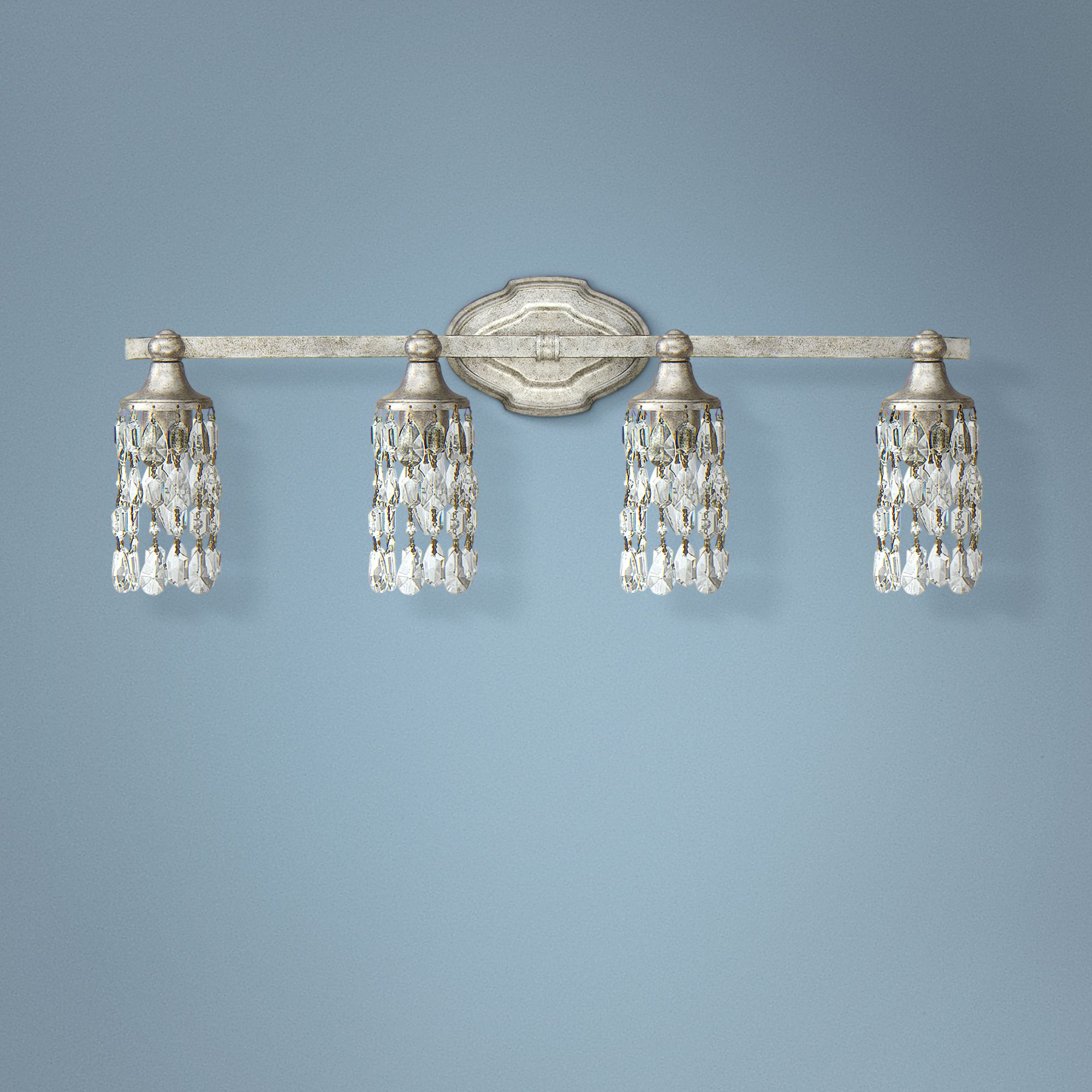 Capital Blakely 29 1/2"W 4-Light Matte Silver Bath Light