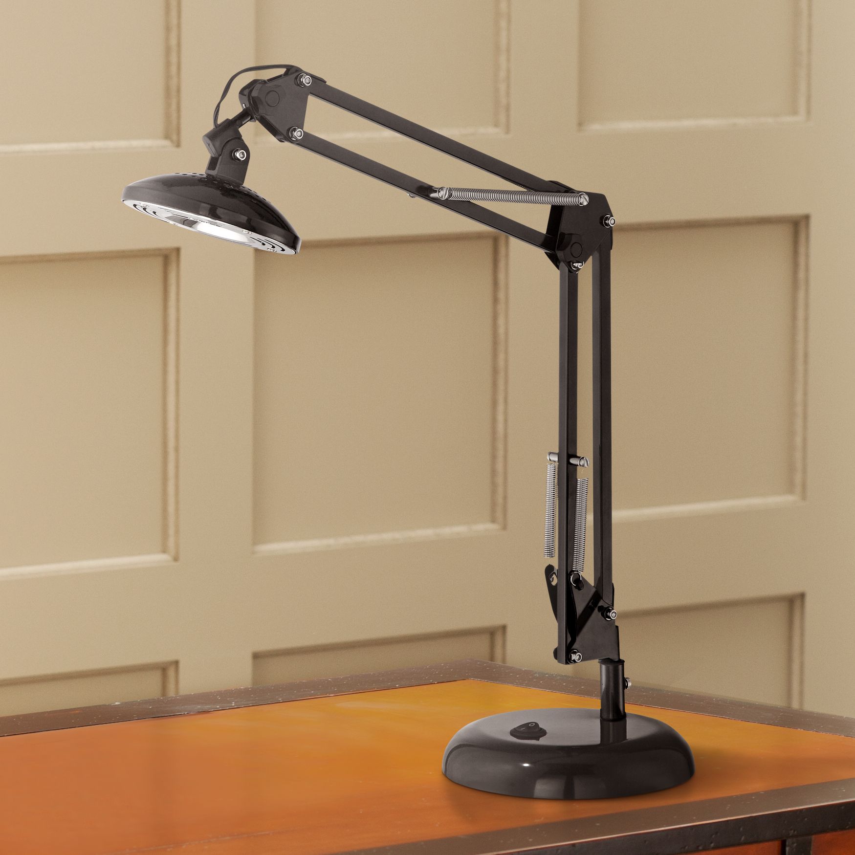 Garrett Black LED Architect Task Lamp 1M157 Lamps Plus