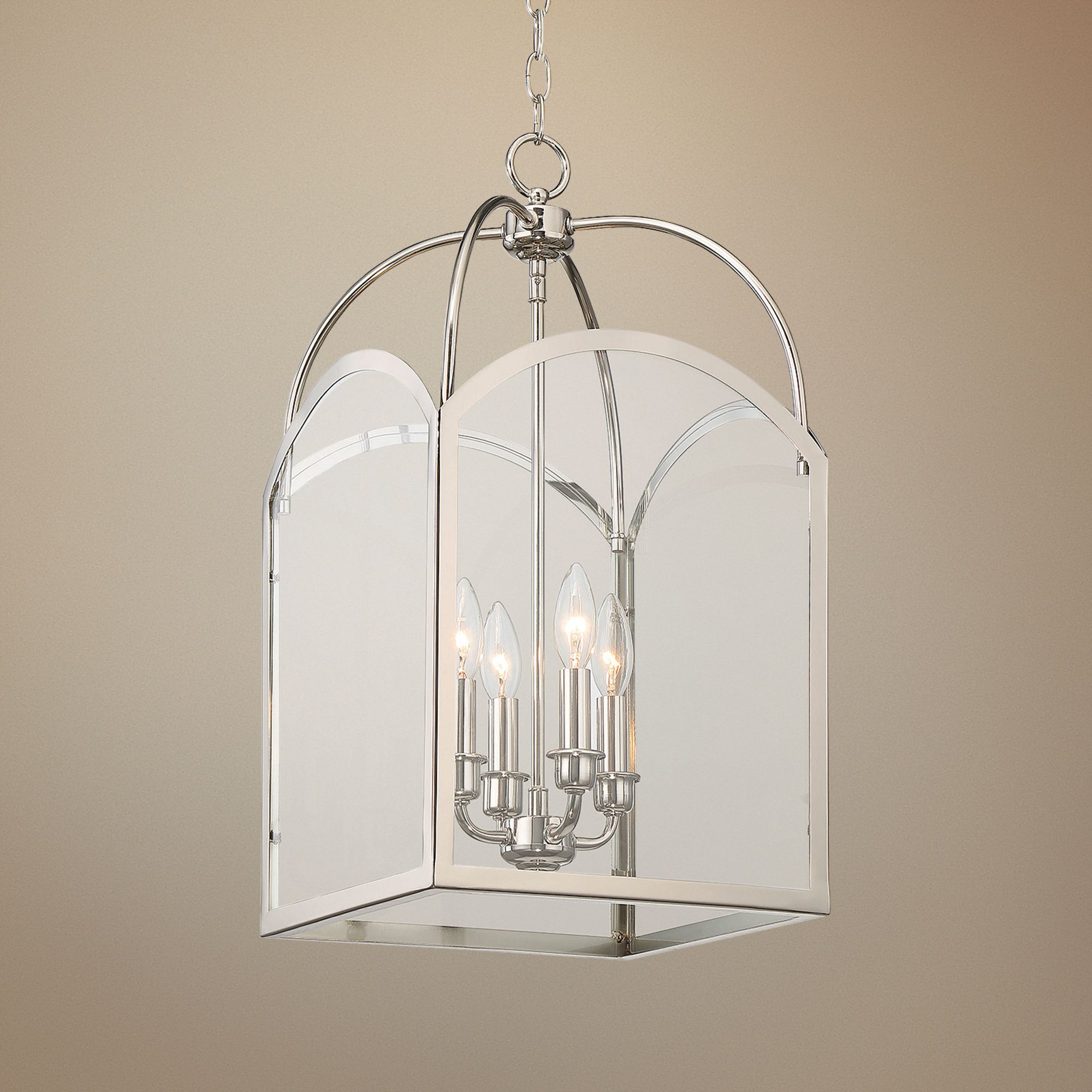 Savoy House Garrett 12"W Polished Nickel Foyer Mini Pendant