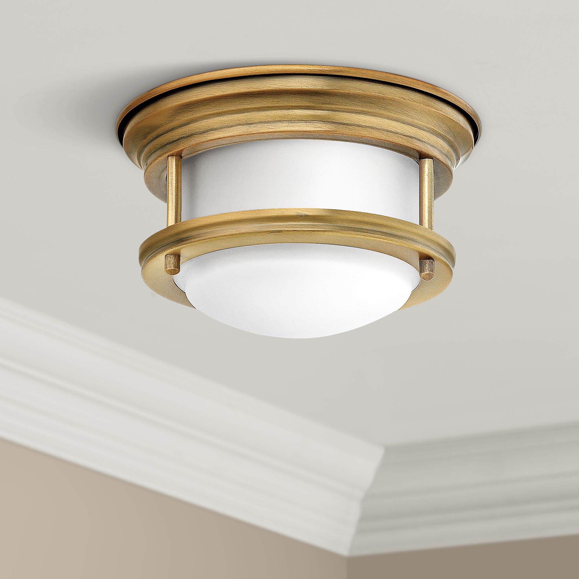 Hinkley Hathaway 7 3/4" Wide LED Brushed Bronze Ceiling Light