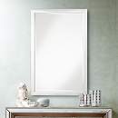 Possini Euro Metzeo Chrome 22" x 33" Wall Mirror