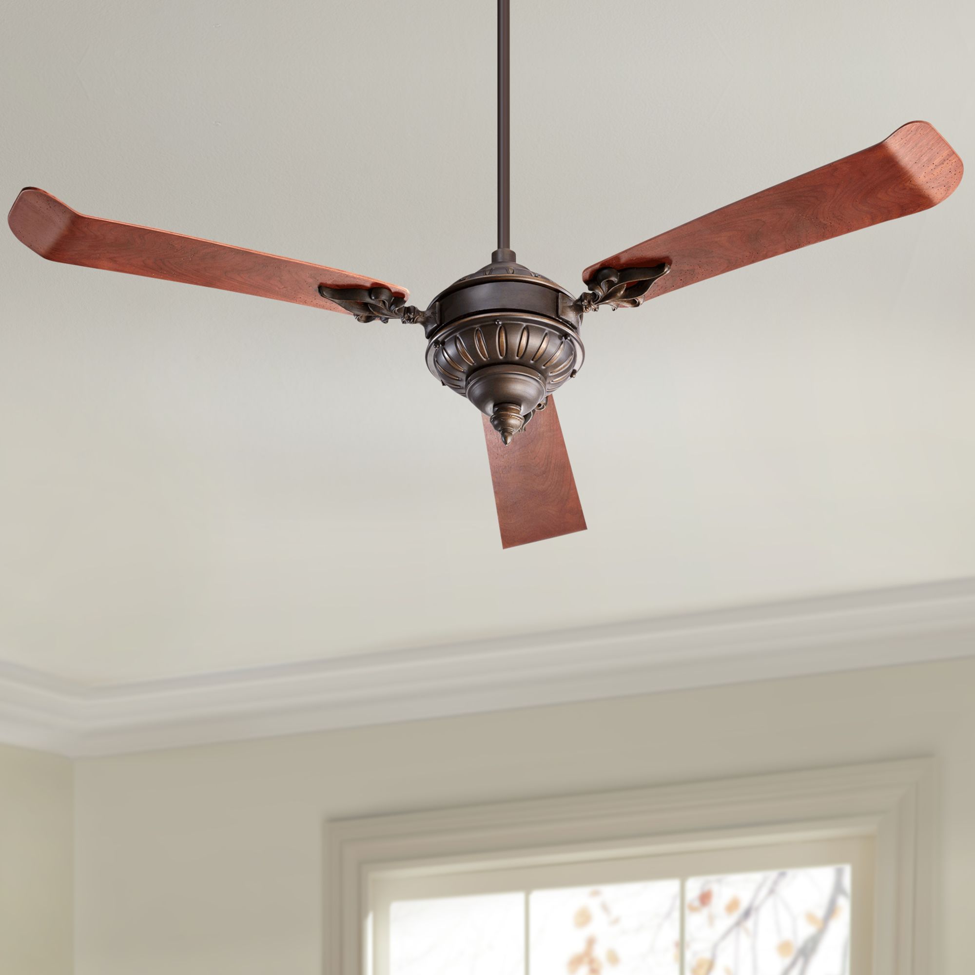 60 Quorum Brewster Oiled Bronze Ceiling Fan 1t290