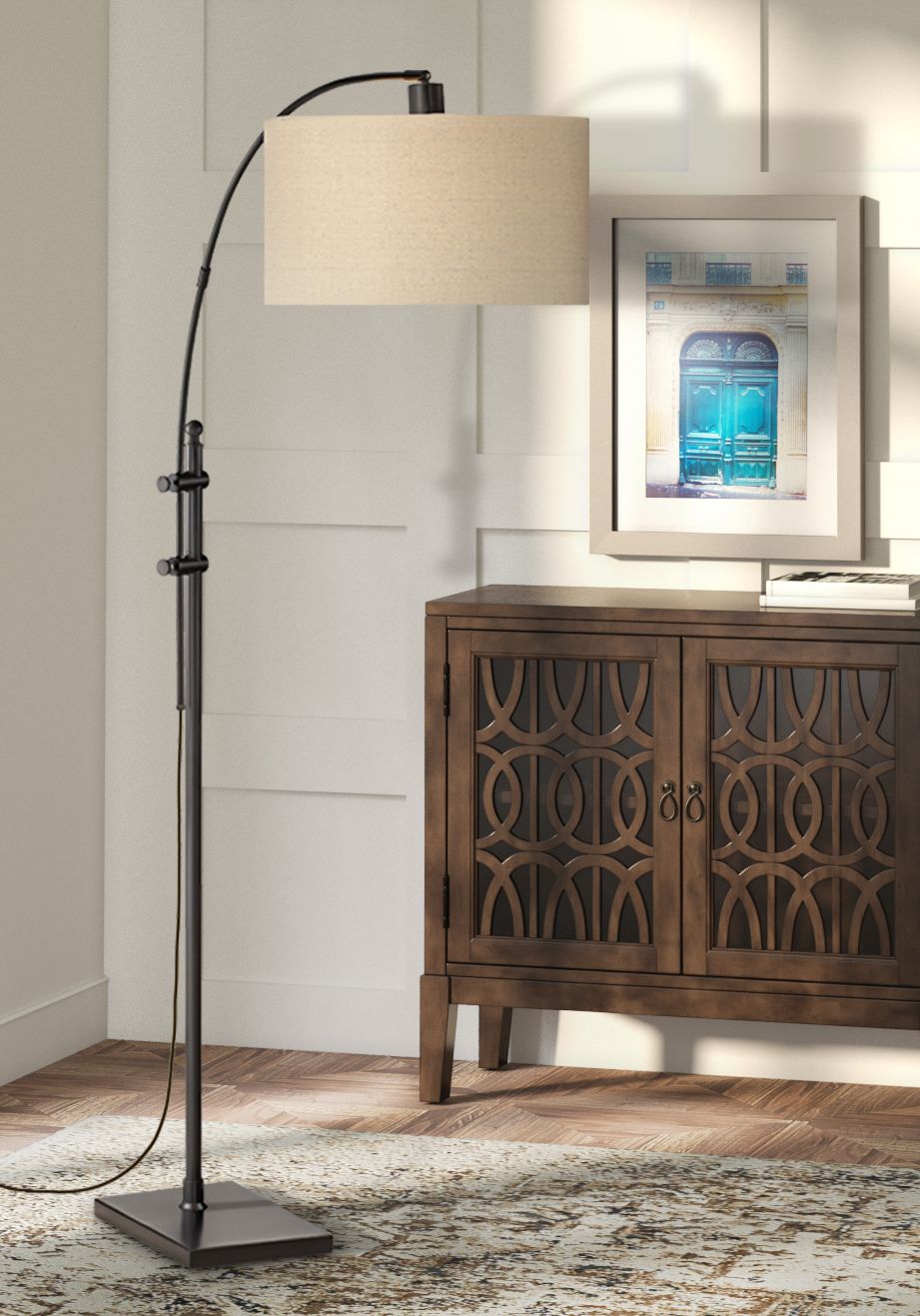 Spotlight Arc Adjustable Height Floor Lamp