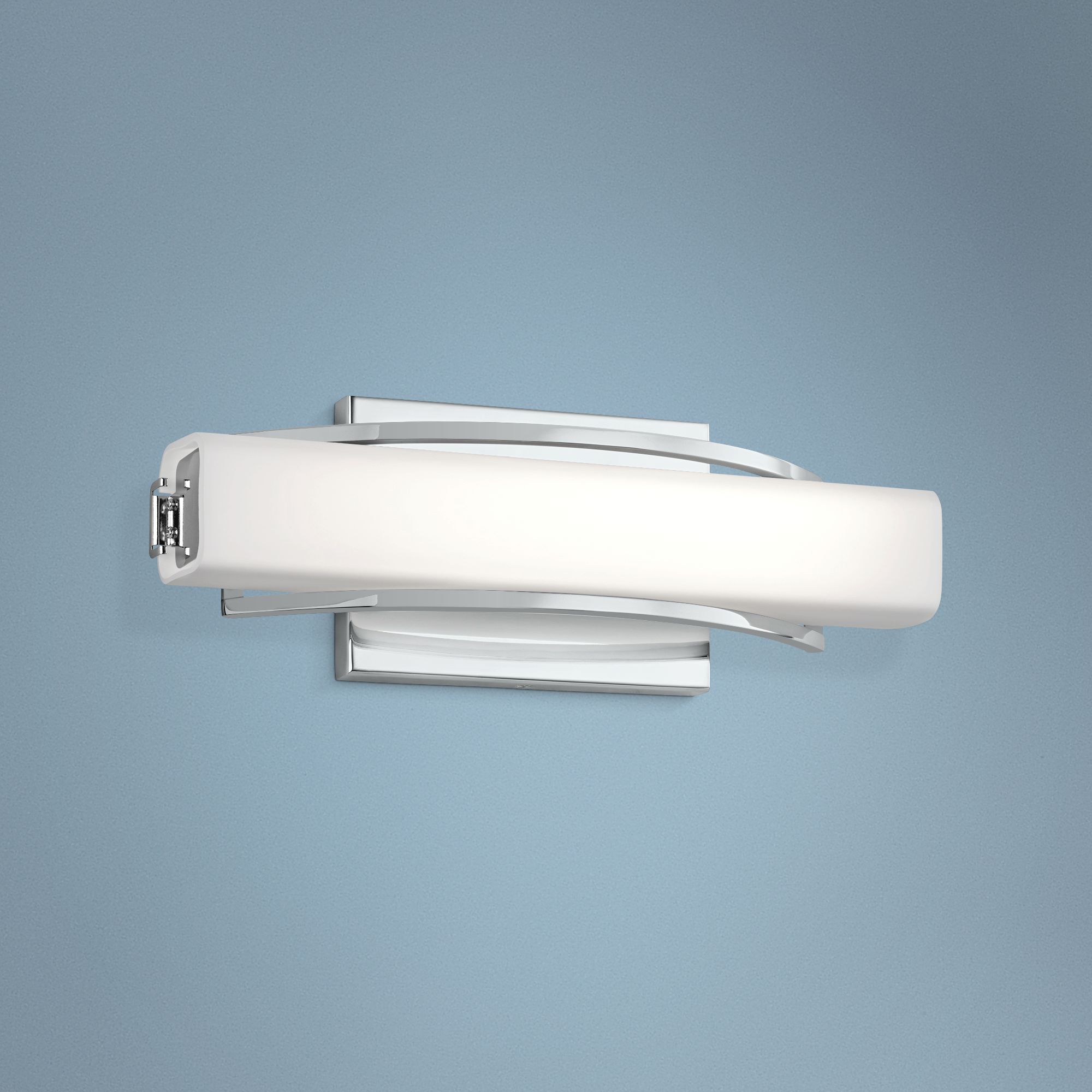 Elan Rowan Chrome 13 1/4" Wide LED Small Bath Light