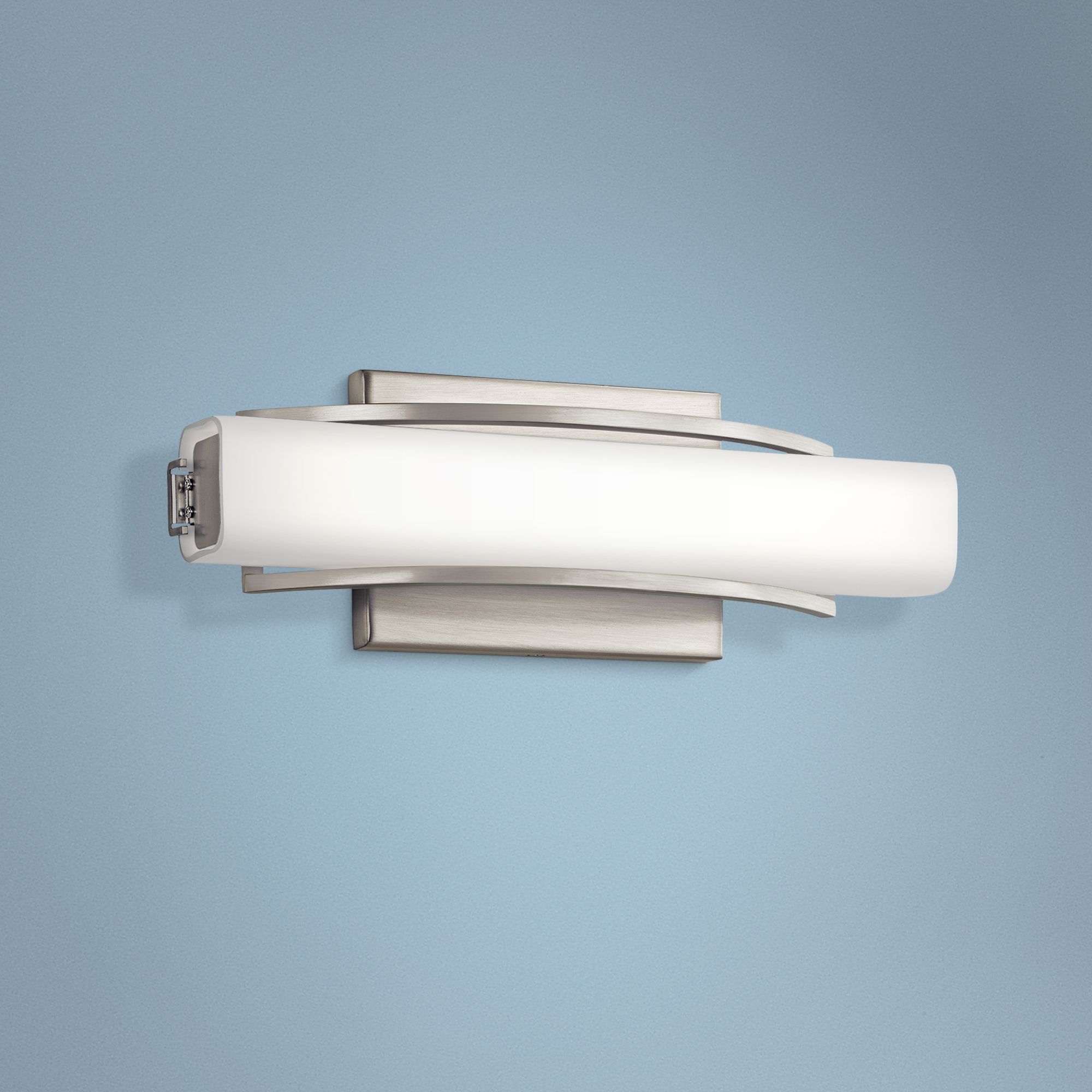 Elan Rowan Brushed Nickel 13 1/4"W LED Small Bath Light