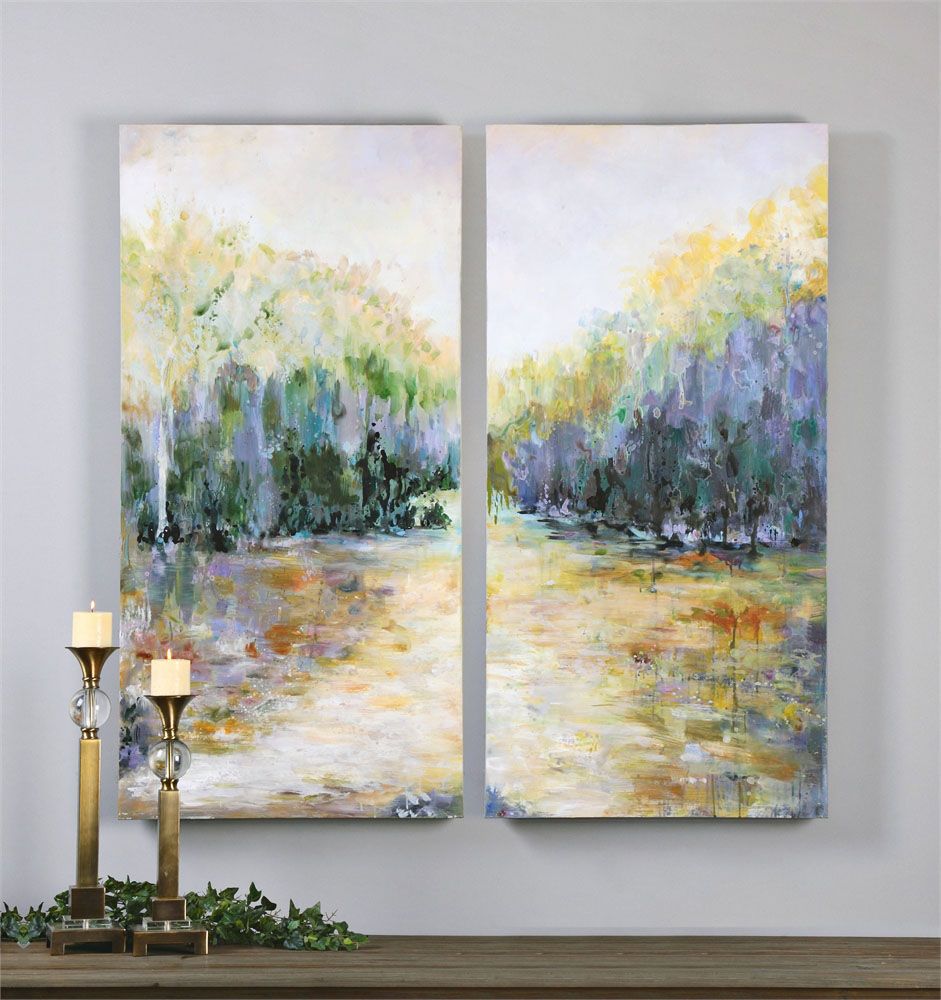 Uttermost Summer View 2-Piece 55" High Wall Art Set